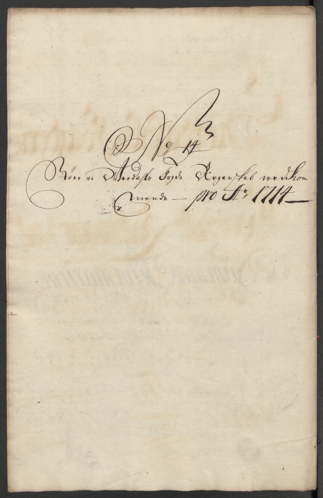 Rentekammeret inntil 1814, Reviderte regnskaper, Fogderegnskap, AV/RA-EA-4092/R62/L4204: Fogderegnskap Stjørdal og Verdal, 1714, s. 178