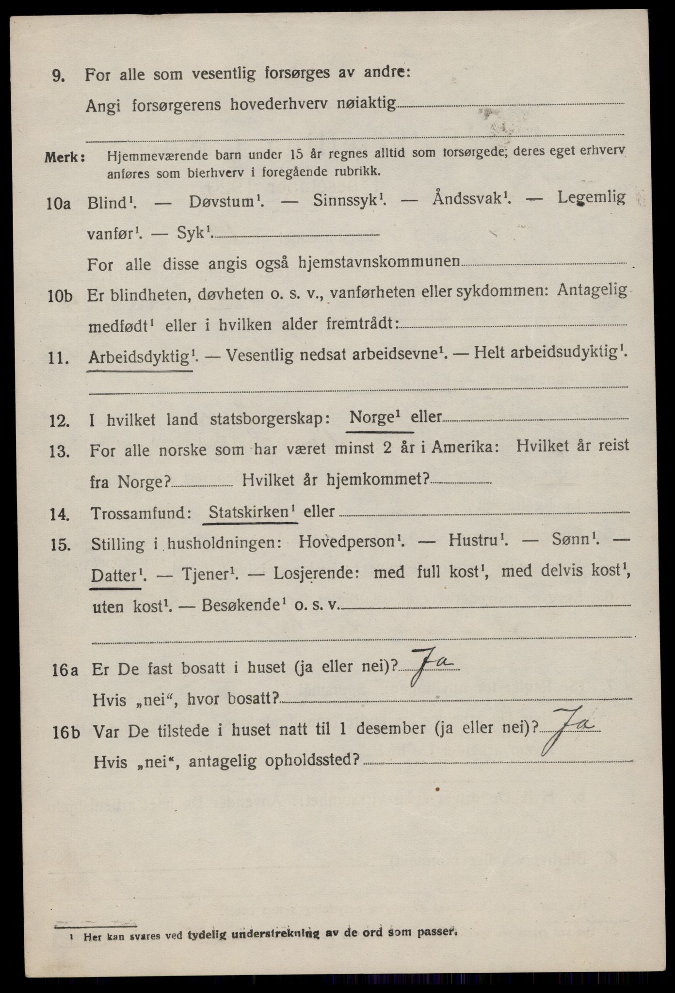 SAST, Folketelling 1920 for 1133 Hjelmeland herred, 1920, s. 2294