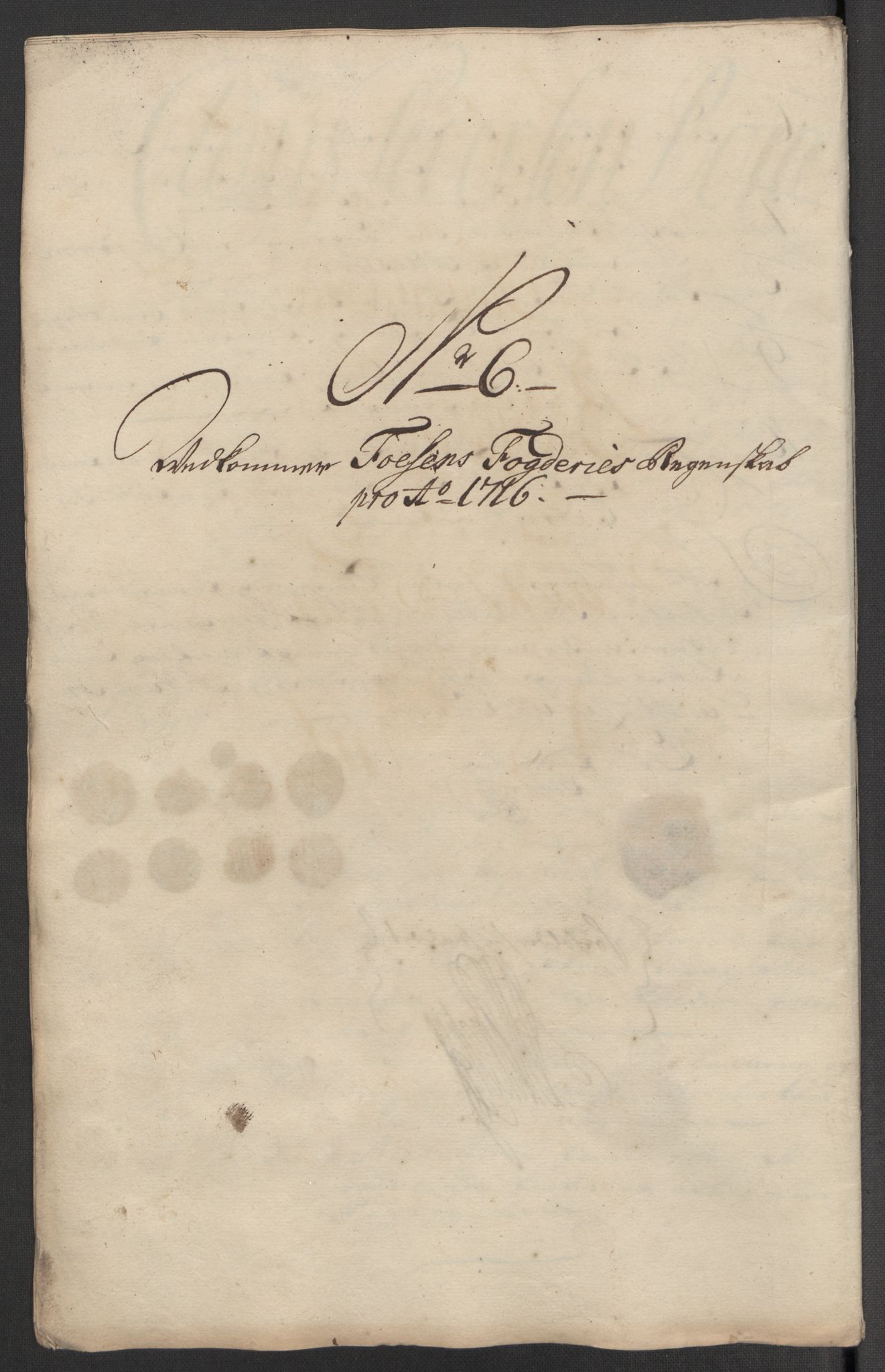 Rentekammeret inntil 1814, Reviderte regnskaper, Fogderegnskap, AV/RA-EA-4092/R57/L3864: Fogderegnskap Fosen, 1716, s. 106