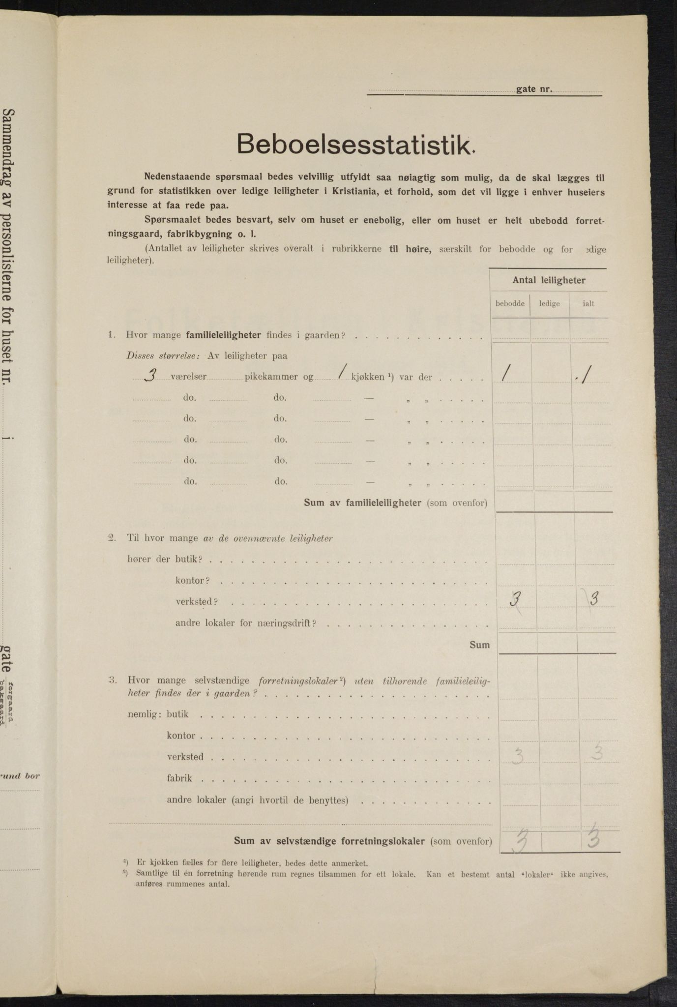 OBA, Kommunal folketelling 1.2.1914 for Kristiania, 1914, s. 60527