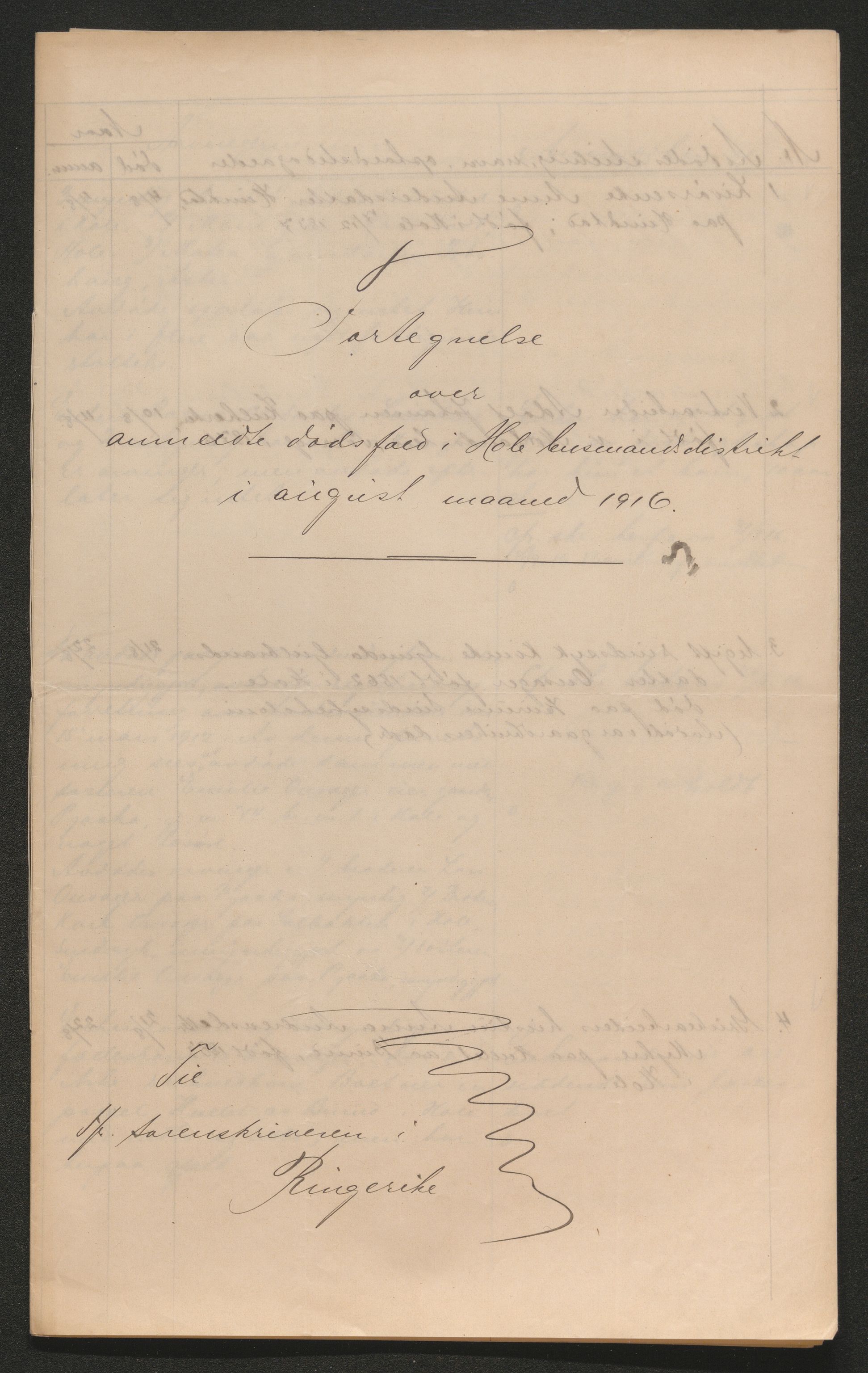 Ringerike sorenskriveri, AV/SAKO-A-105/H/Ha/Hab/L0019: Dødsfallslister Hole, 1842-1917