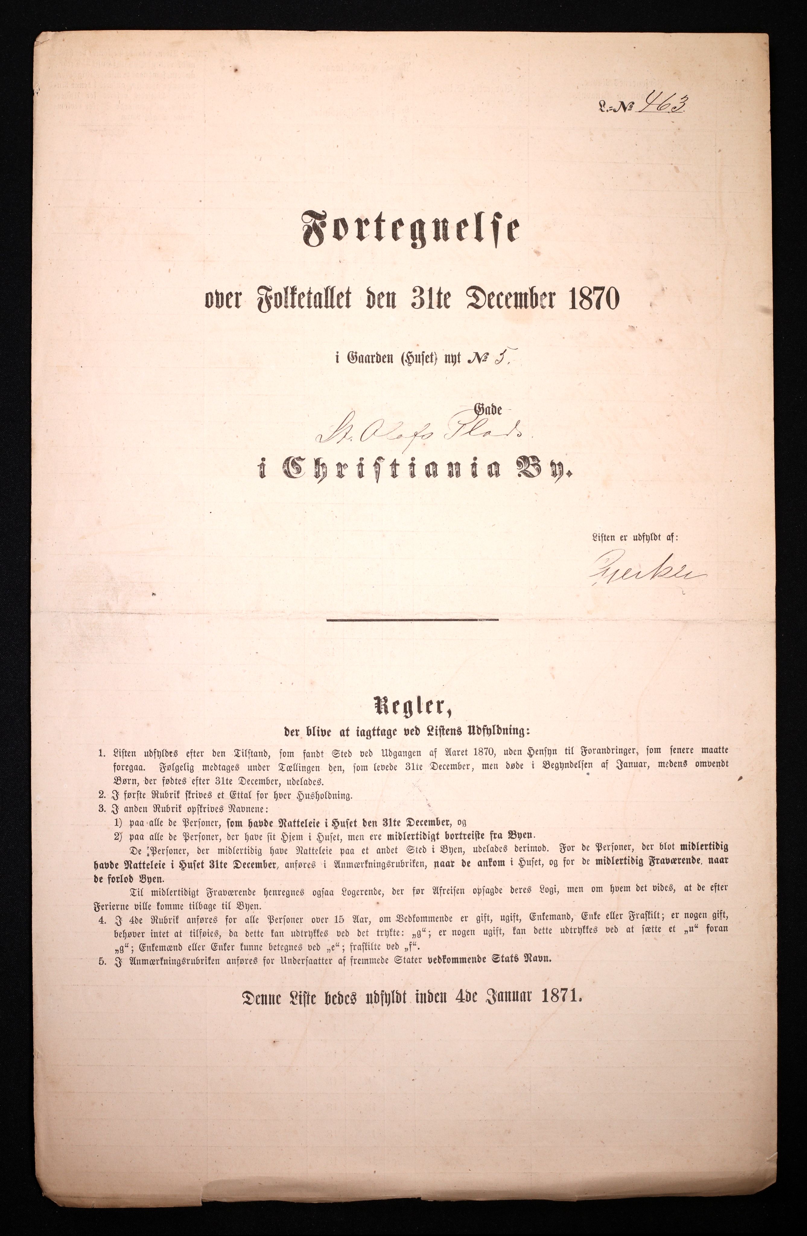 RA, Folketelling 1870 for 0301 Kristiania kjøpstad, 1870, s. 3617