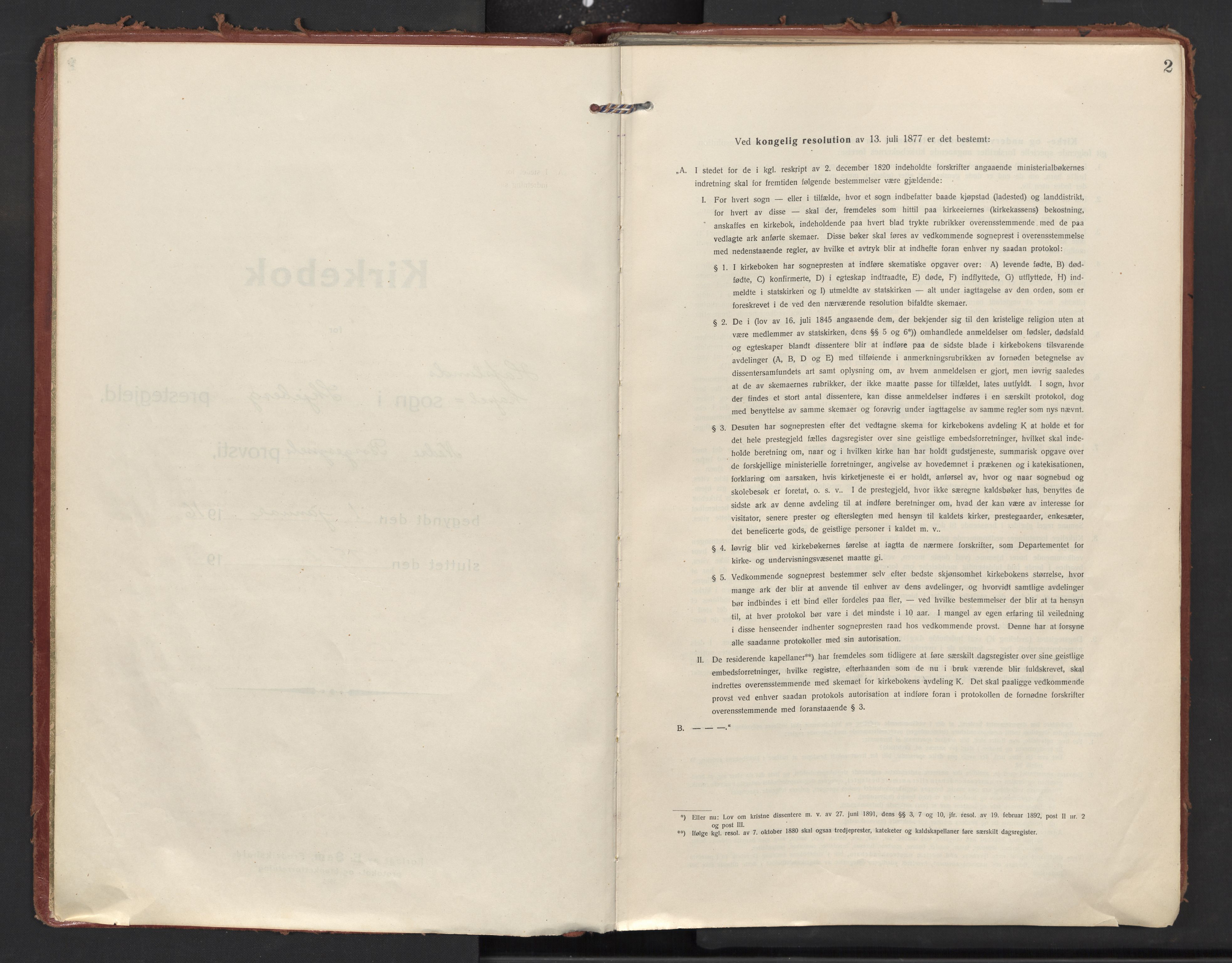 Skjeberg prestekontor Kirkebøker, SAO/A-10923/F/Fd/L0001: Ministerialbok nr. IV 1, 1916-1925, s. 2