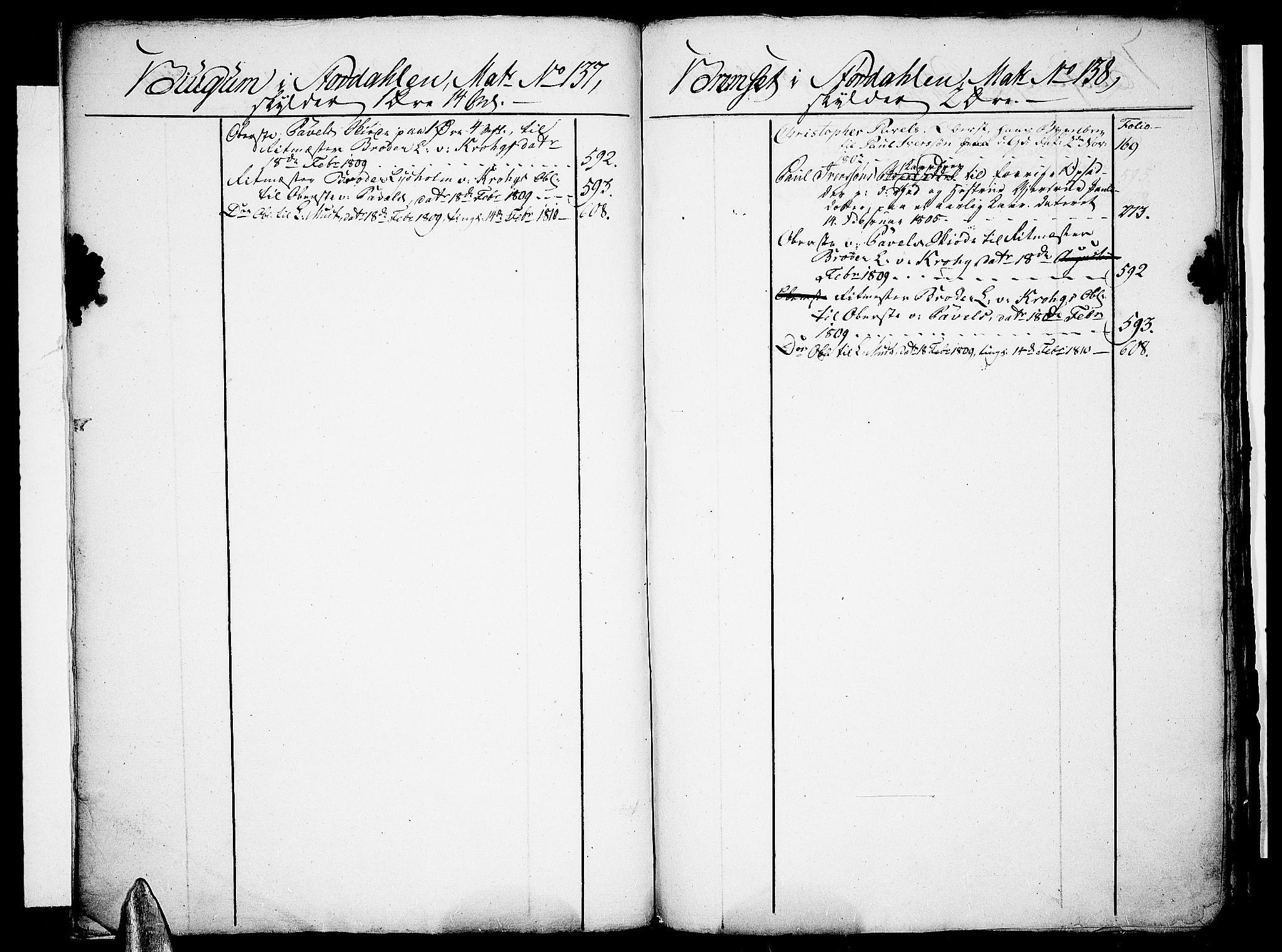 Stjør- og Verdal sorenskriveri, SAT/A-4167/1/2/2A/L0005: Panteregister nr. 5, 1800-1810
