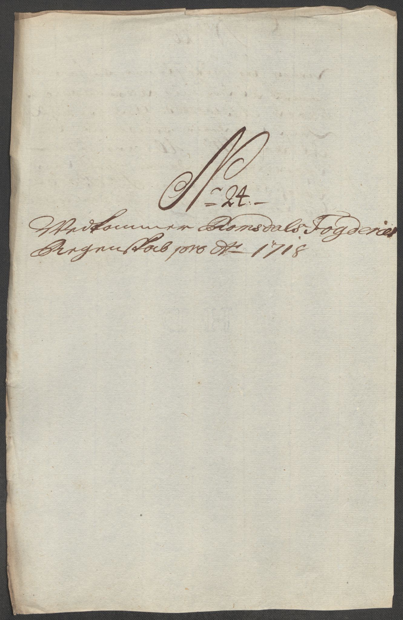 Rentekammeret inntil 1814, Reviderte regnskaper, Fogderegnskap, RA/EA-4092/R55/L3665: Fogderegnskap Romsdal, 1718, s. 172