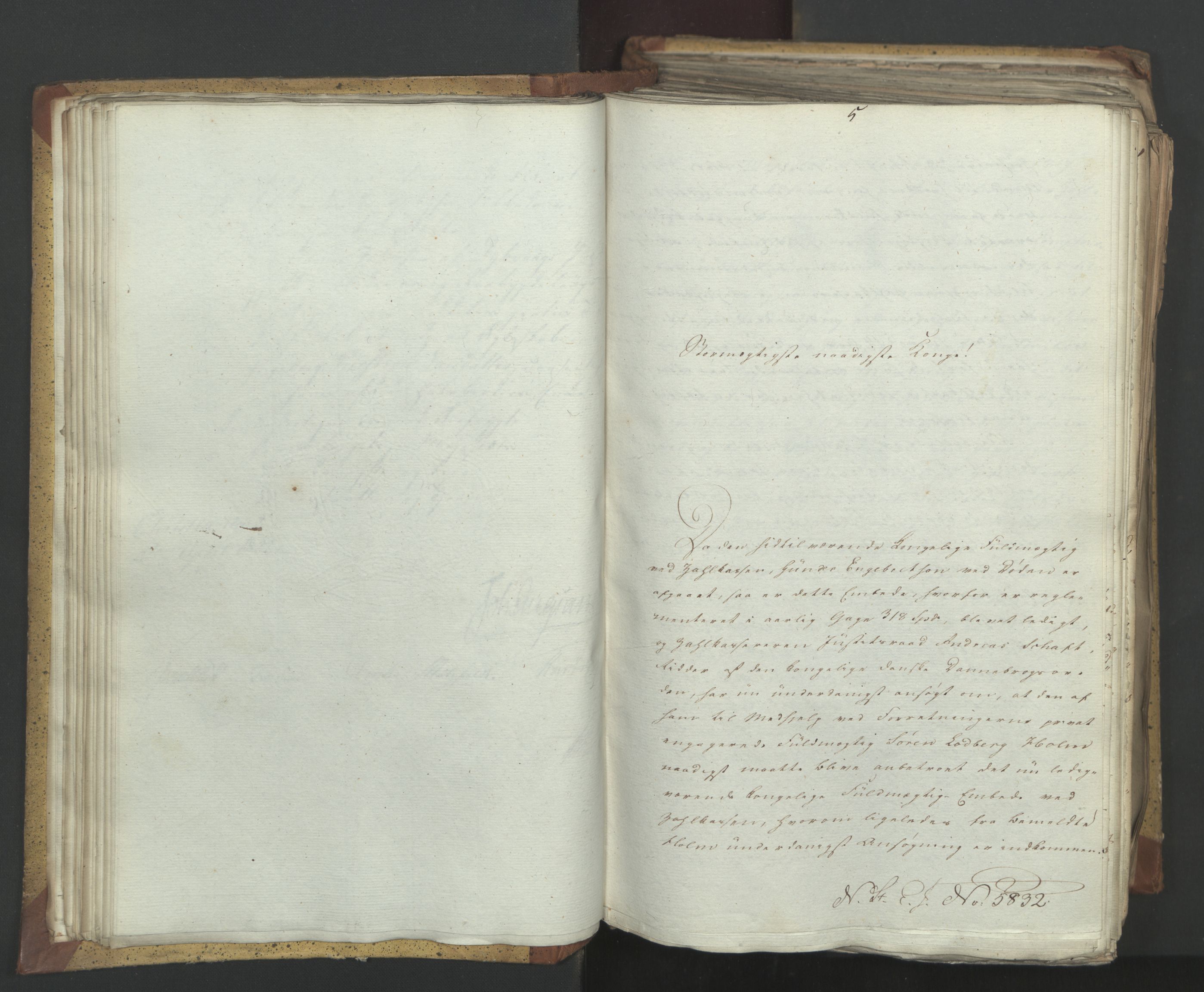 Statsrådsavdelingen i Stockholm, AV/RA-S-1003/D/Da/L0030: Regjeringsinnstillinger nr. 5800-5931, 1822, s. 58