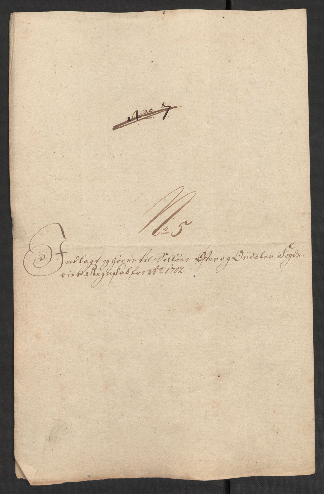 Rentekammeret inntil 1814, Reviderte regnskaper, Fogderegnskap, RA/EA-4092/R13/L0840: Fogderegnskap Solør, Odal og Østerdal, 1702, s. 42