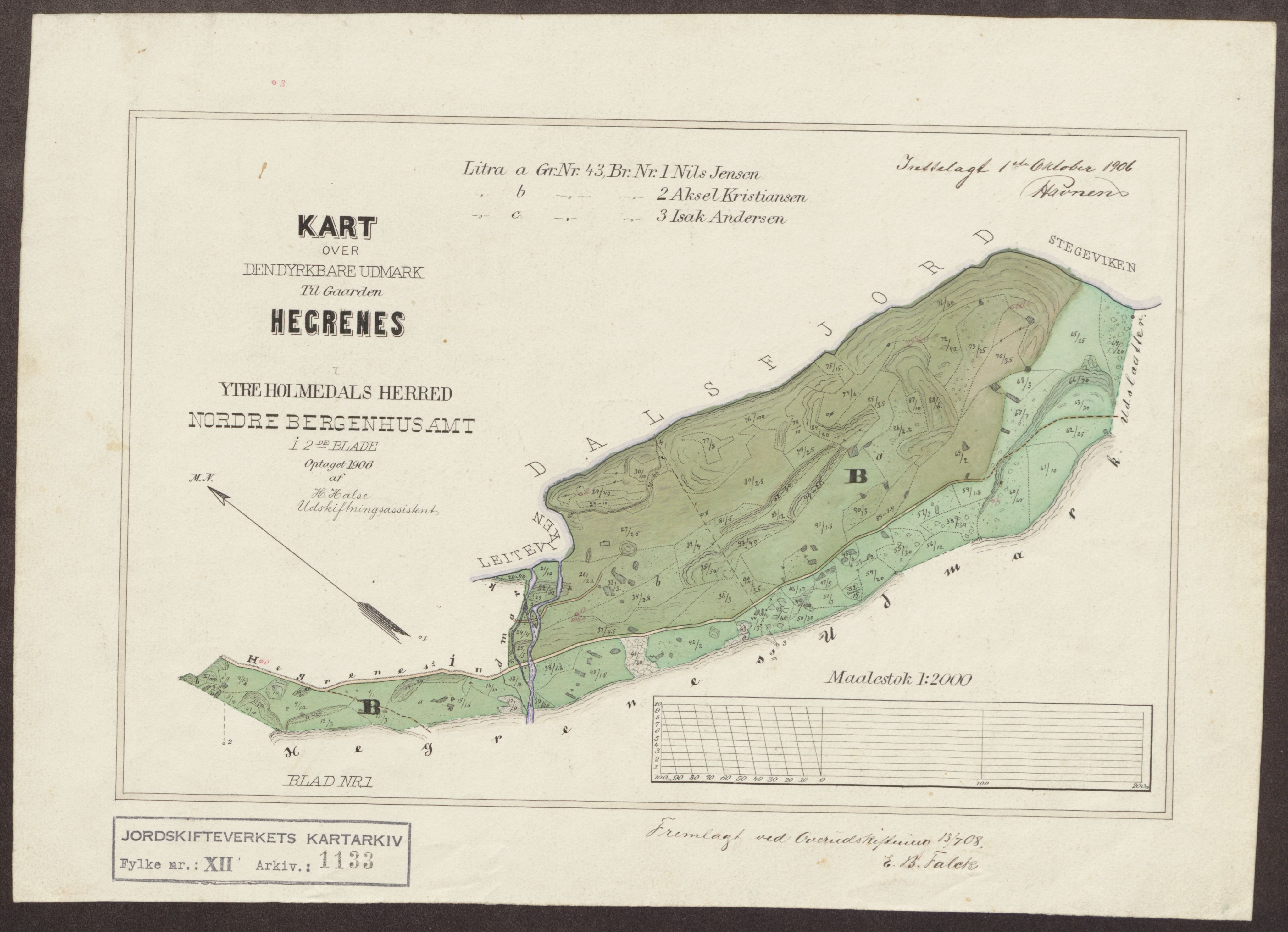 Jordskifteverkets kartarkiv, AV/RA-S-3929/T, 1859-1988, s. 1275