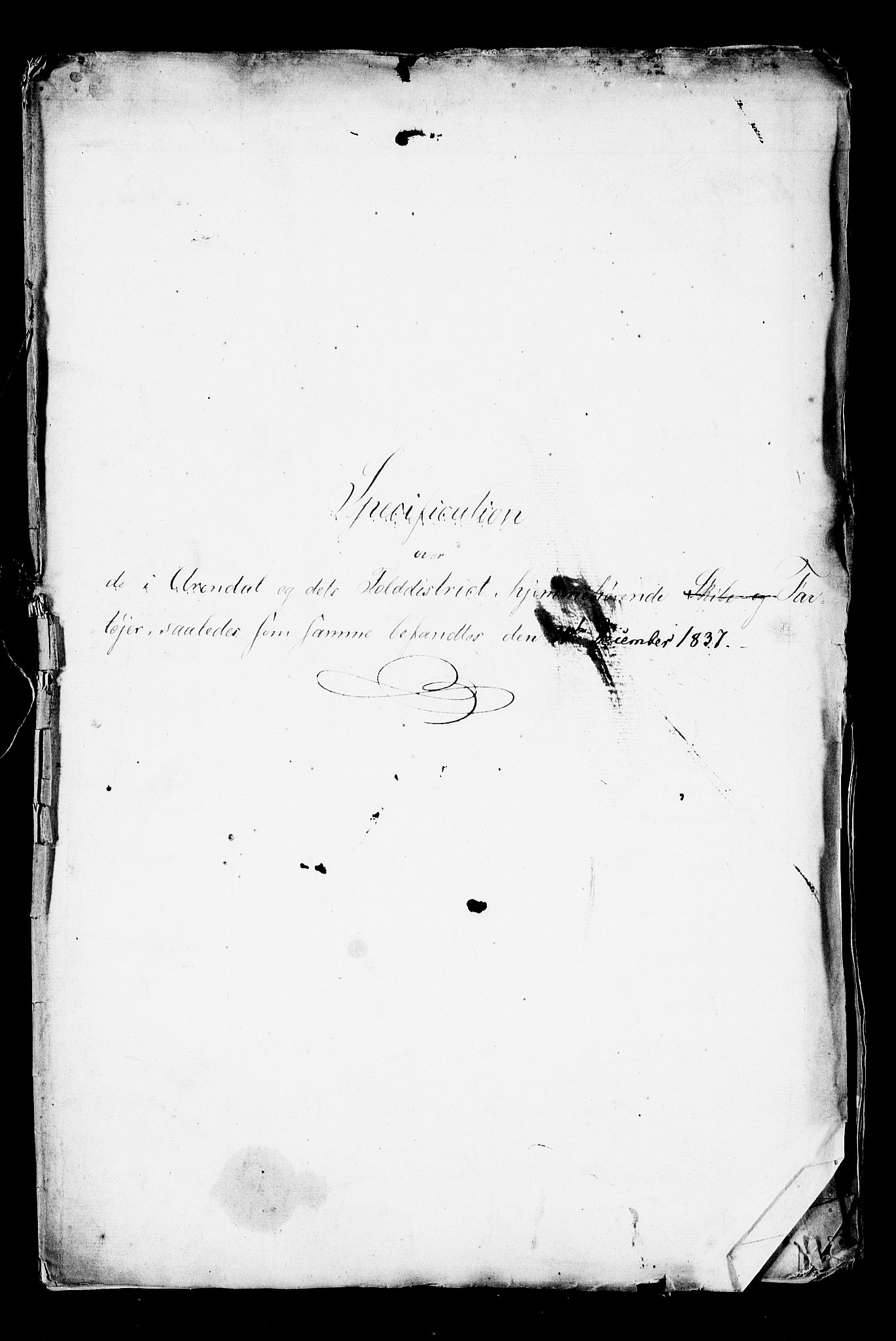 Arendal tollsted, SAK/1351-0003/H/Ha/L0903: Fortegnelse og spesifikasjoner over fartøyer hjemmehørende i Arendal tolldistrikt, 1823-1915, s. 8