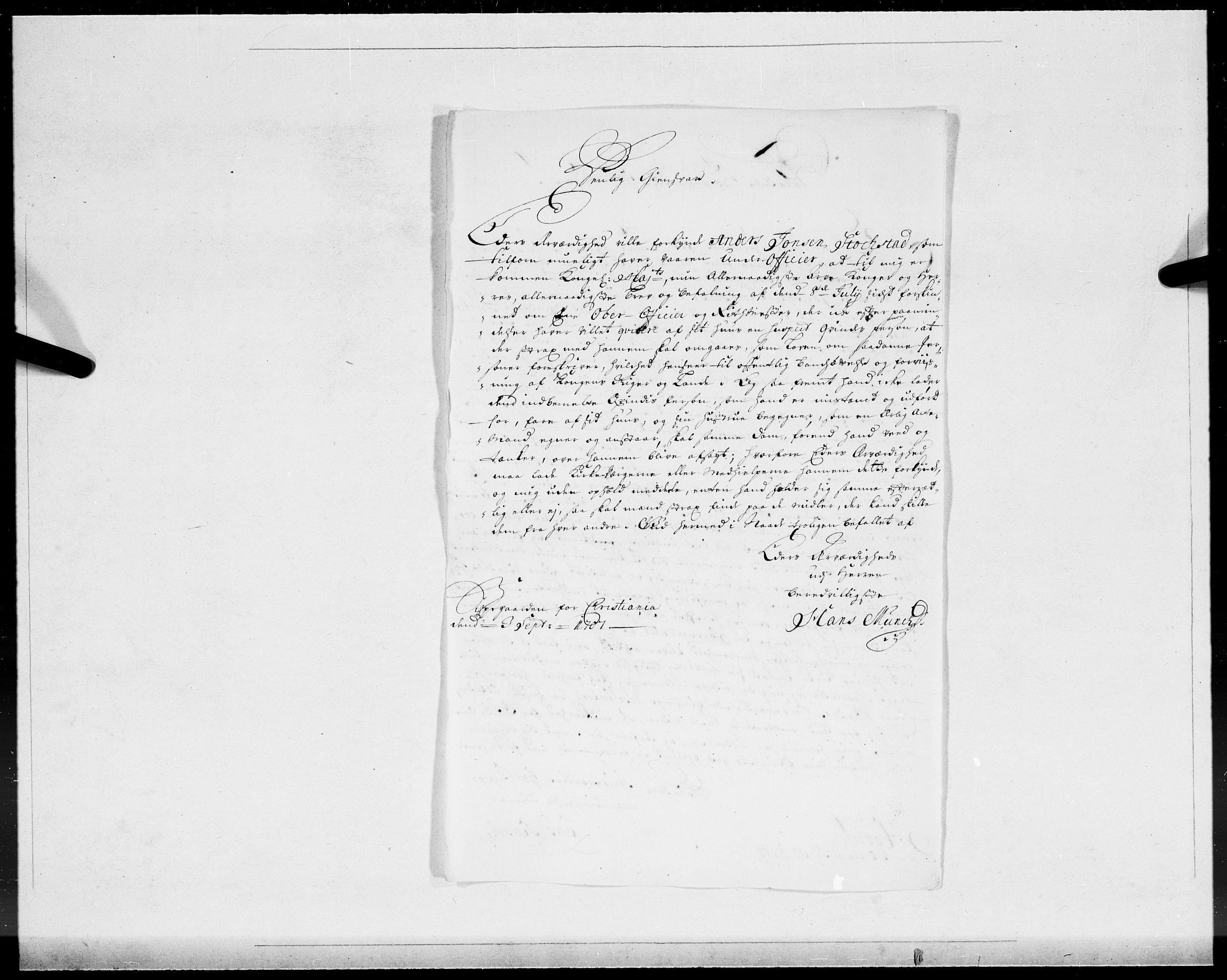 Danske Kanselli 1572-1799, AV/RA-EA-3023/F/Fc/Fcc/Fcca/L0066: Norske innlegg 1572-1799, 1708, s. 25
