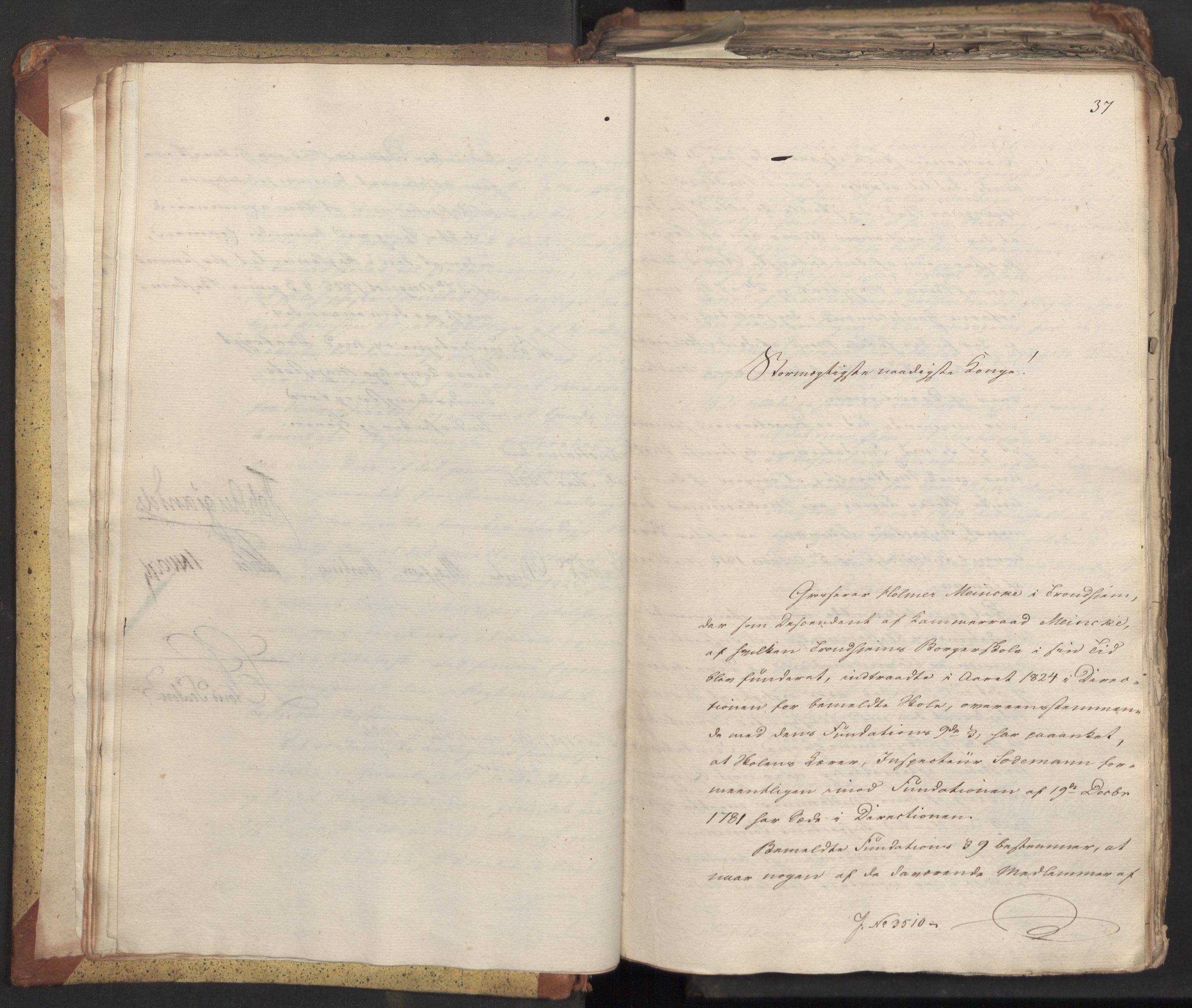 Statsrådsavdelingen i Stockholm, AV/RA-S-1003/D/Da/L0047: Regjeringsinnstillinger nr. 3501-3659, 1826, s. 15