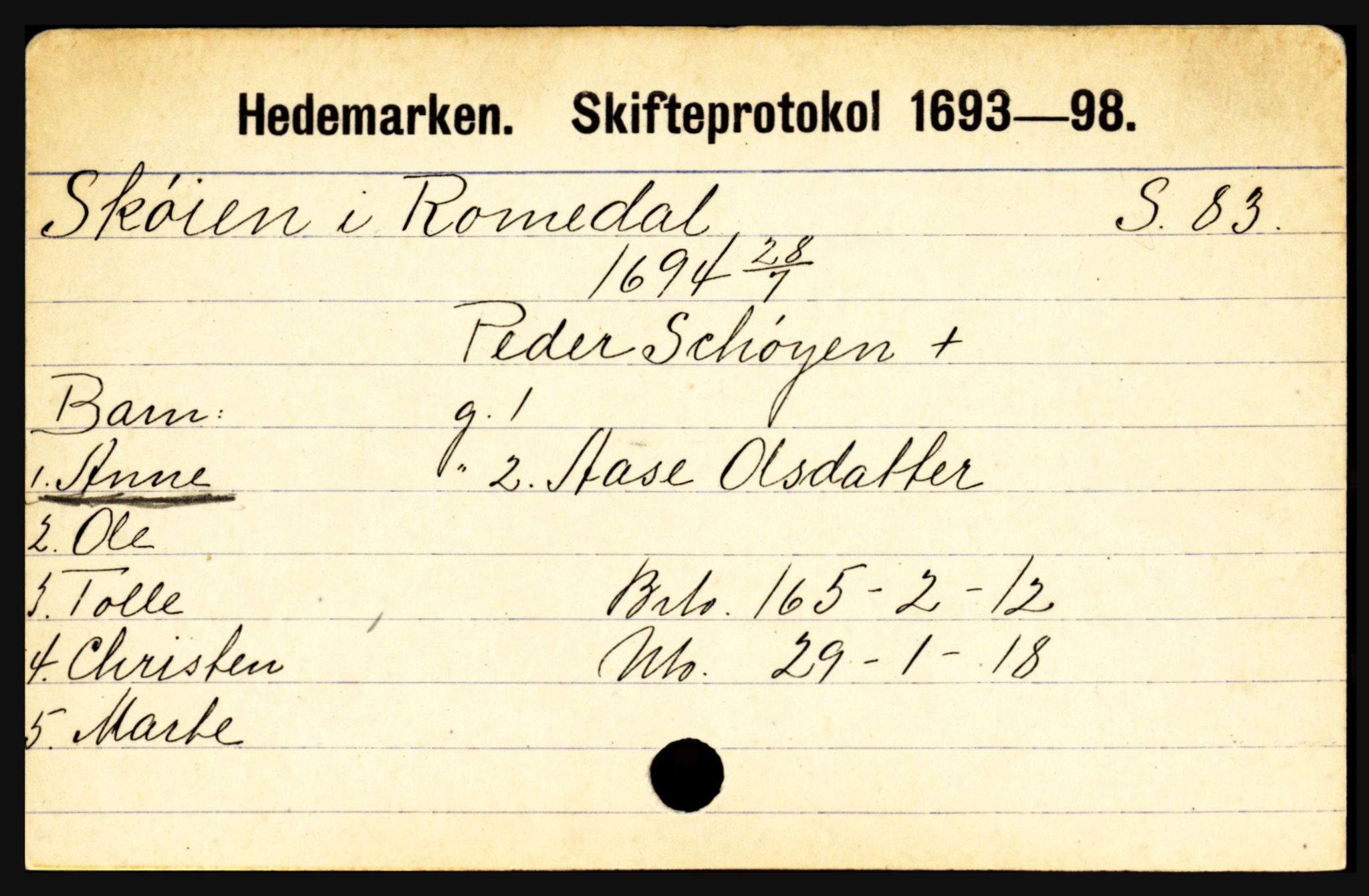 Hedemarken sorenskriveri, SAH/TING-034/J, 1663-1743, s. 3677