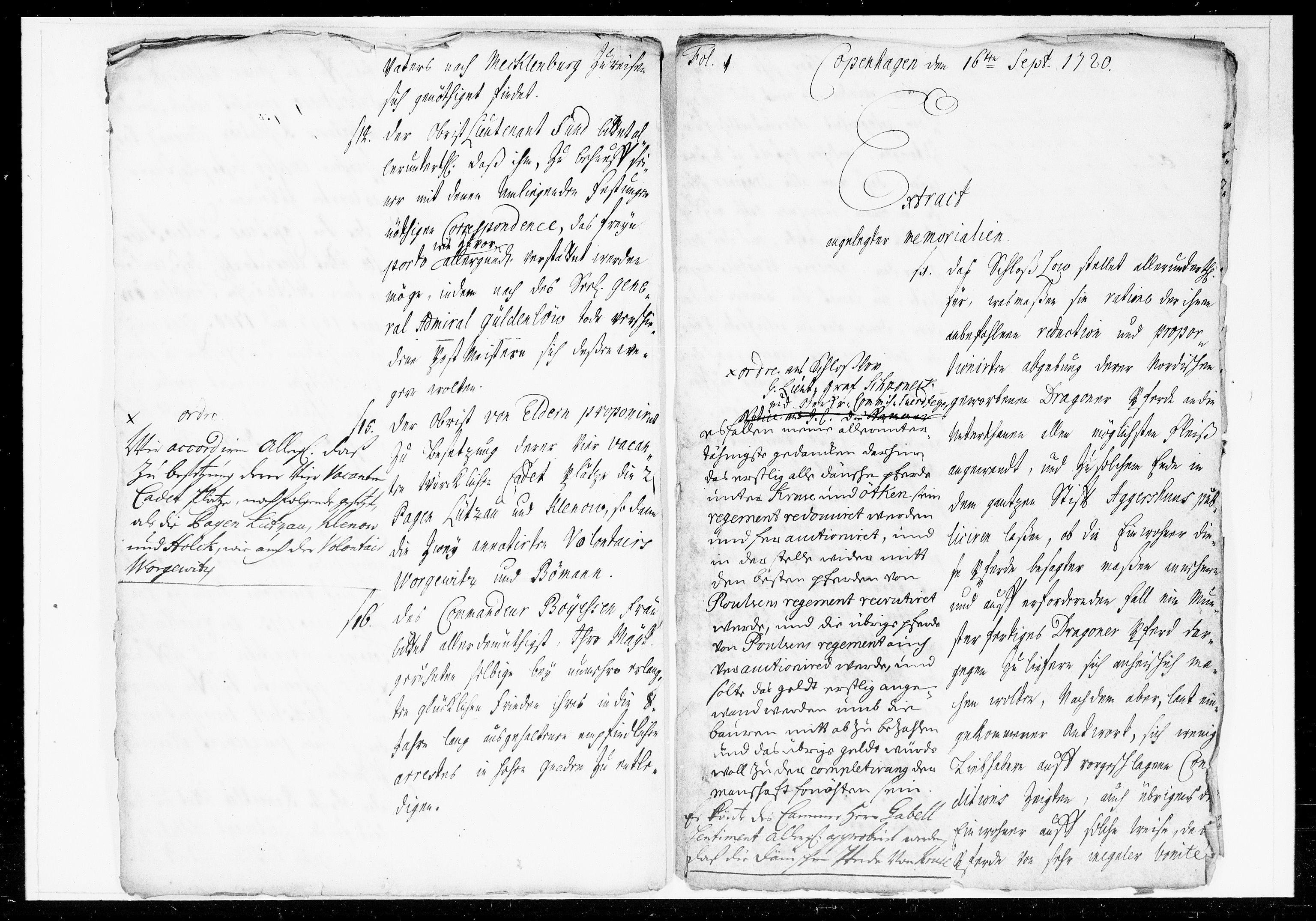 Krigskollegiet, Krigskancelliet, DRA/A-0006/-/1057-1060: Refererede sager, 1720, s. 280