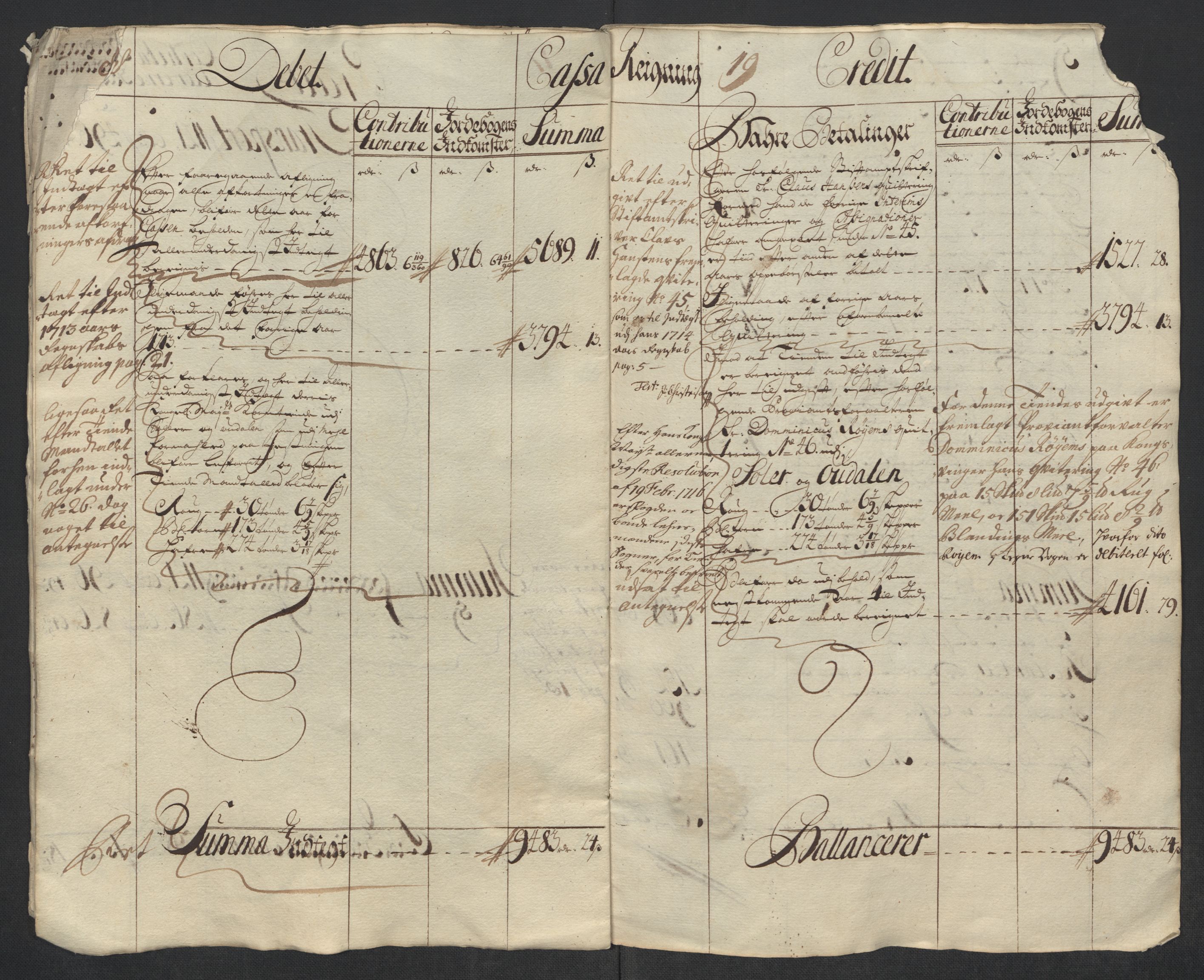 Rentekammeret inntil 1814, Reviderte regnskaper, Fogderegnskap, AV/RA-EA-4092/R13/L0852: Fogderegnskap Solør, Odal og Østerdal, 1714, s. 13