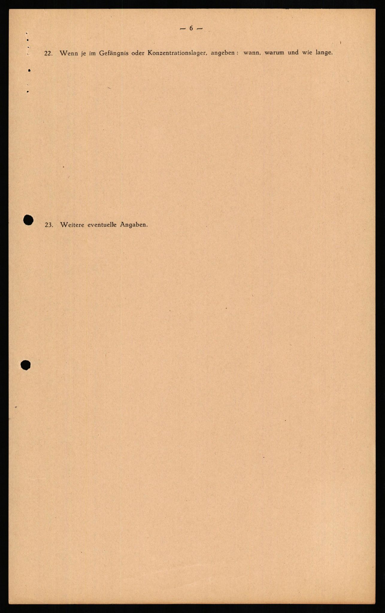 Forsvaret, Forsvarets overkommando II, RA/RAFA-3915/D/Db/L0020: CI Questionaires. Tyske okkupasjonsstyrker i Norge. Tyskere., 1945-1946, s. 331