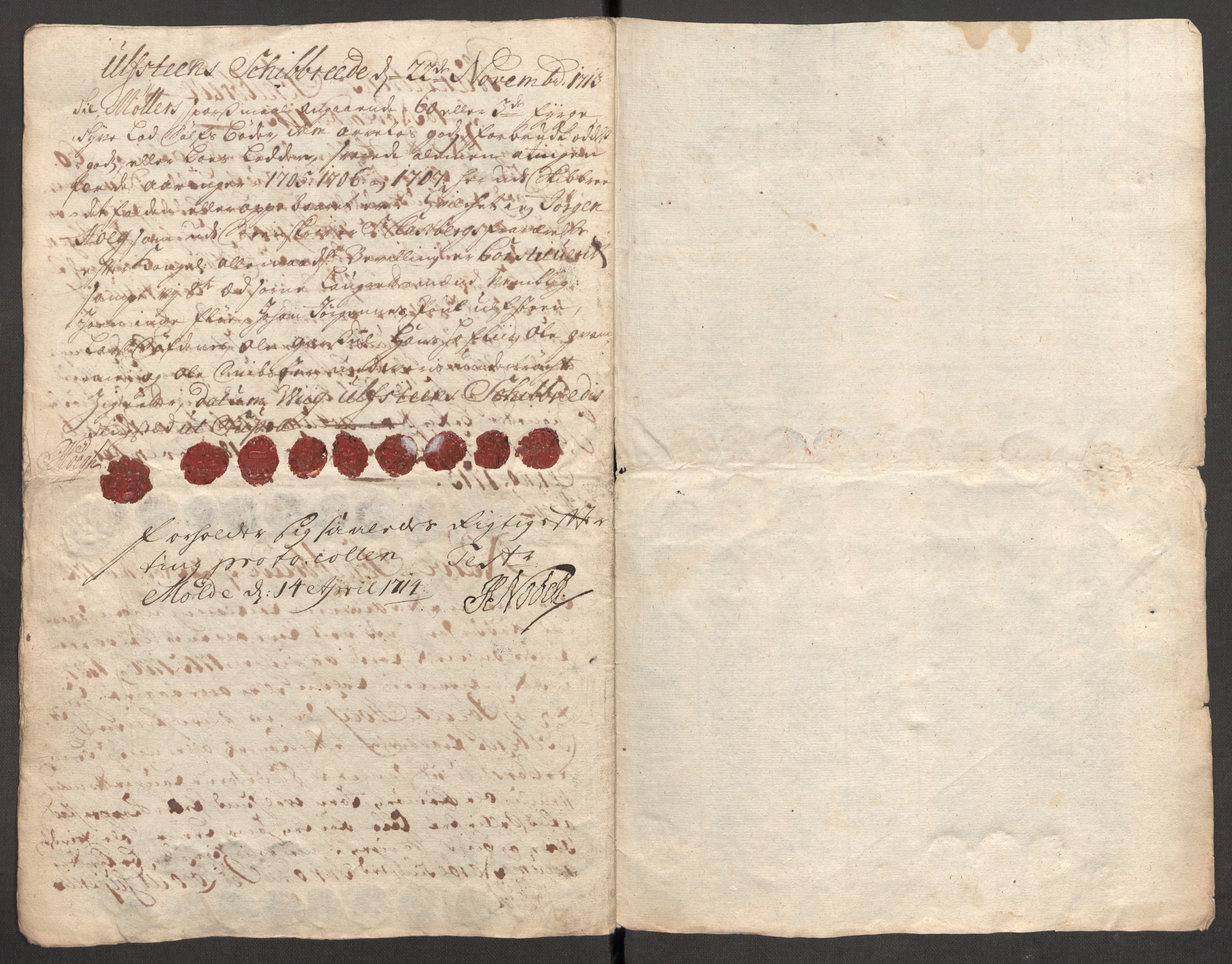 Rentekammeret inntil 1814, Reviderte regnskaper, Fogderegnskap, AV/RA-EA-4092/R54/L3561: Fogderegnskap Sunnmøre, 1706-1707, s. 435