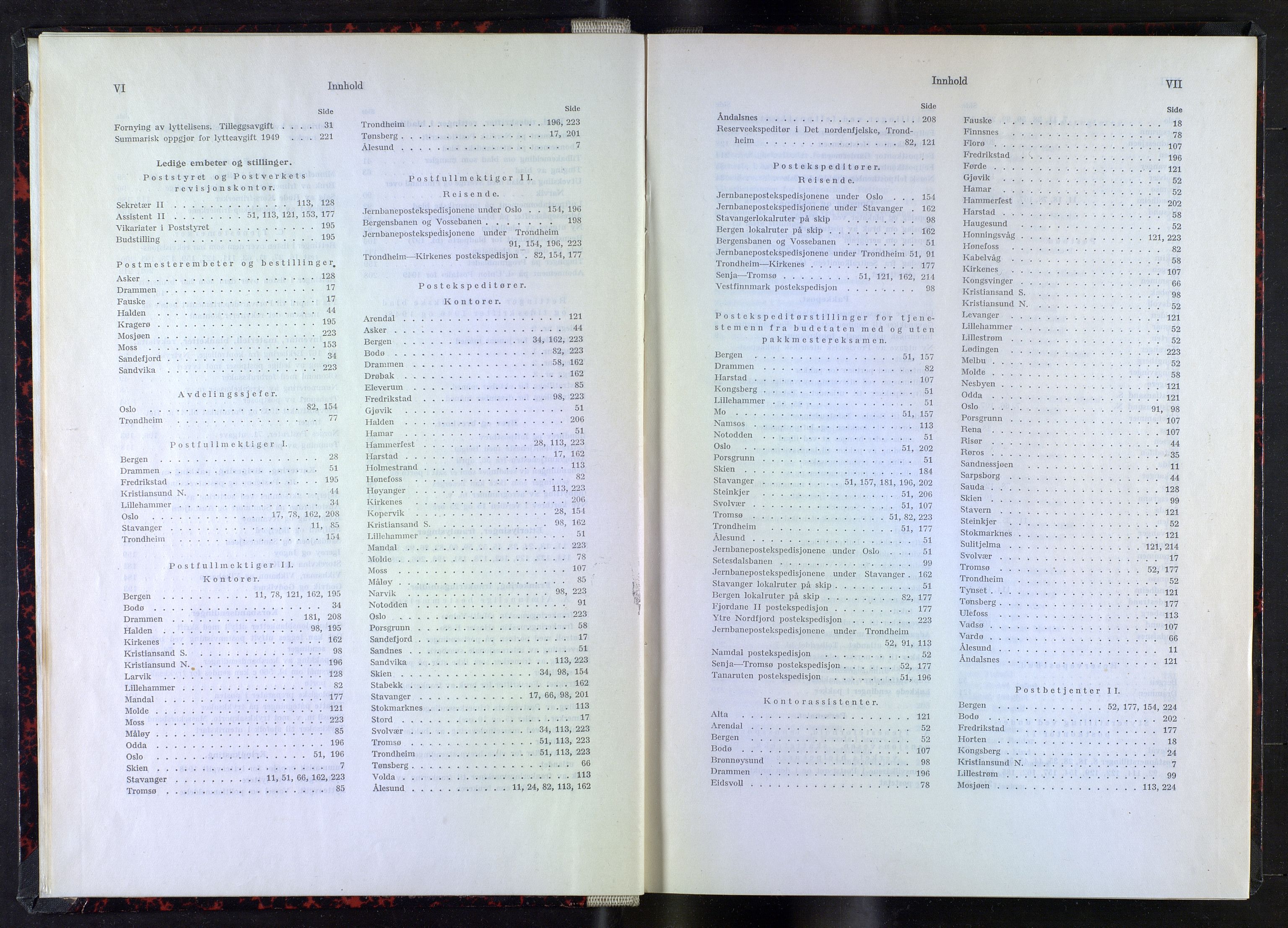 Norges Postmuseums bibliotek, NOPO/-/-/-: Sirkulærer fra Poststyret, 1948