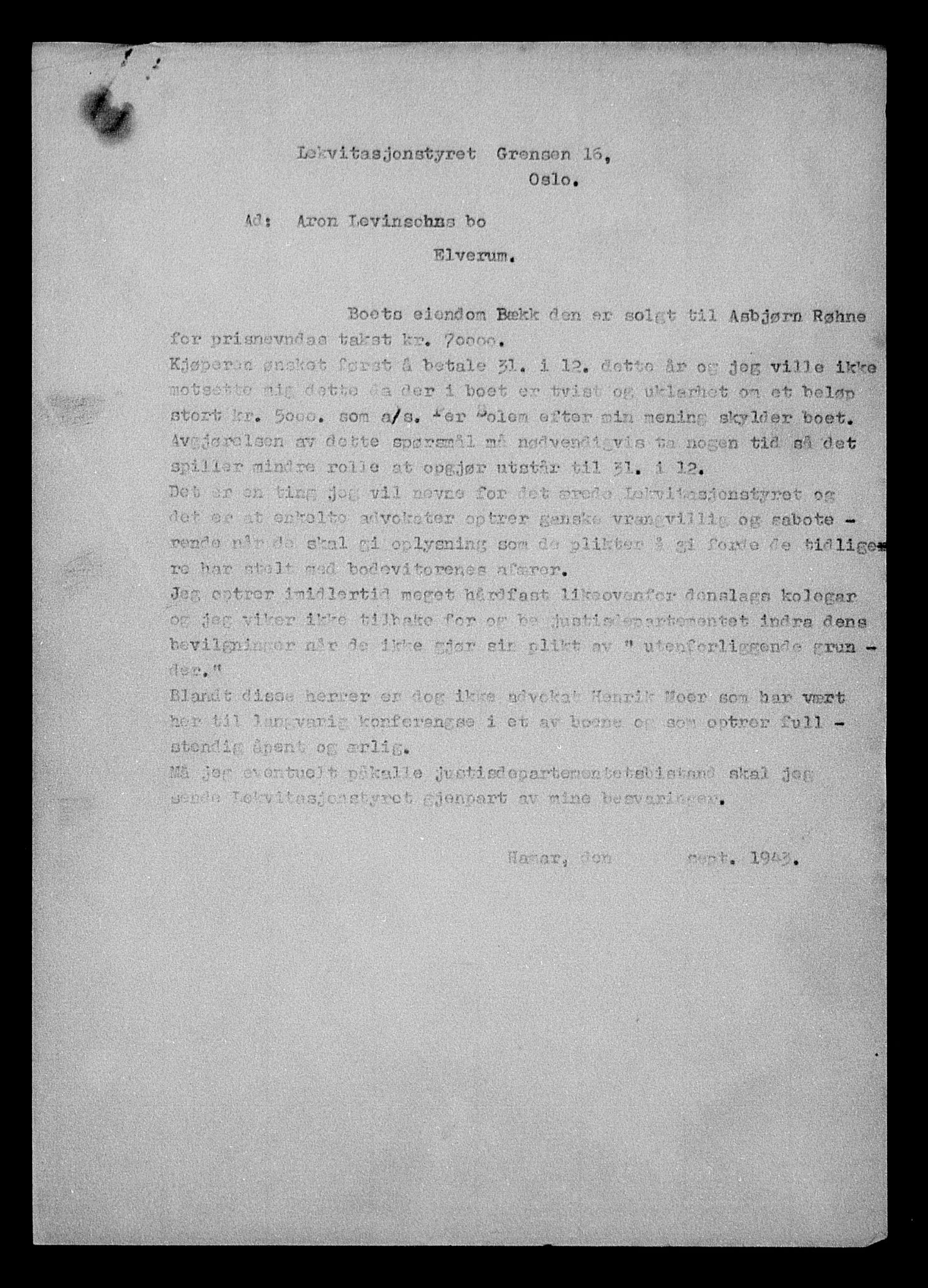 Justisdepartementet, Tilbakeføringskontoret for inndratte formuer, AV/RA-S-1564/H/Hc/Hcd/L1003: --, 1945-1947, s. 13