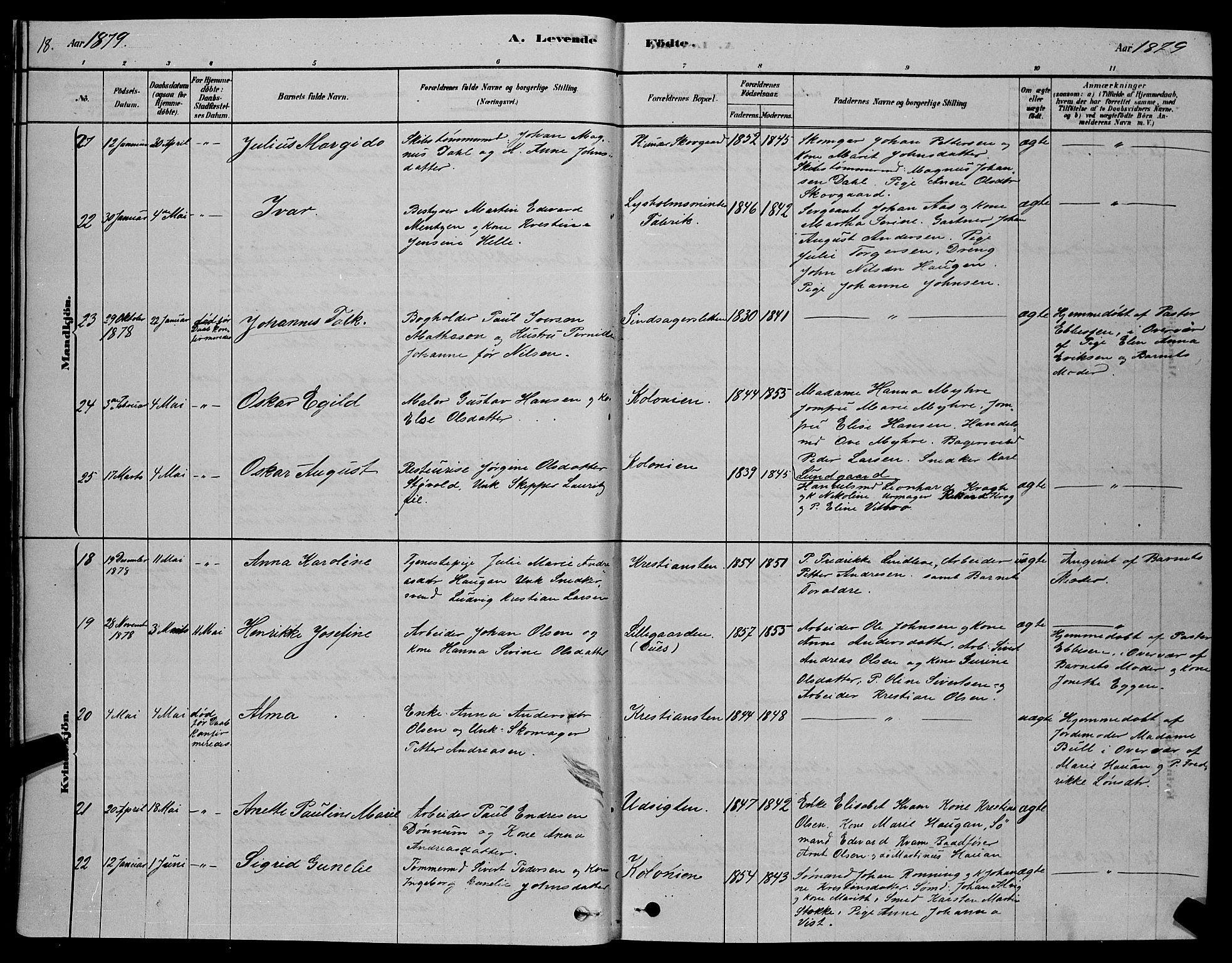 Ministerialprotokoller, klokkerbøker og fødselsregistre - Sør-Trøndelag, SAT/A-1456/606/L0312: Klokkerbok nr. 606C08, 1878-1894, s. 18