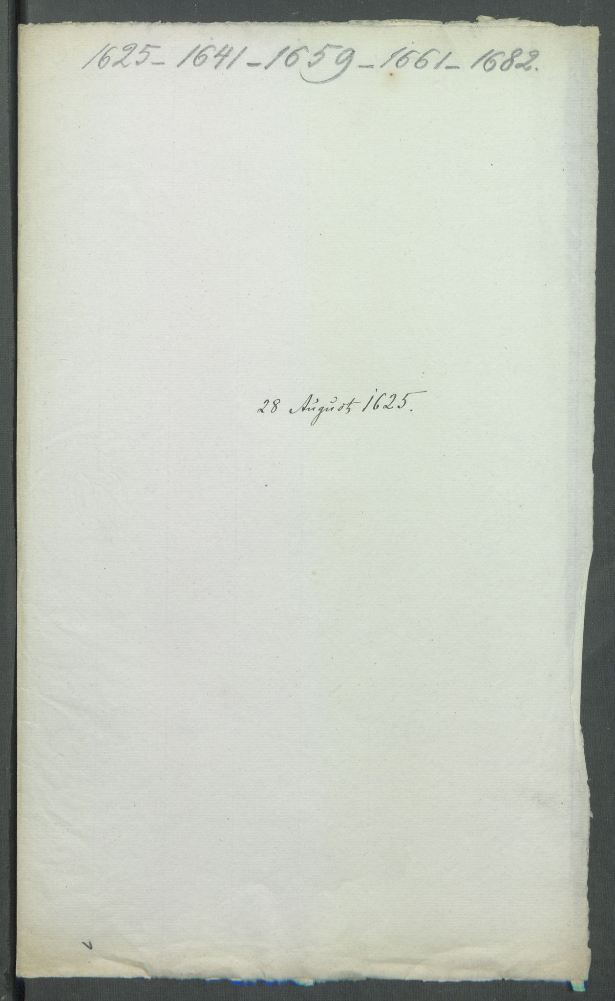 Riksarkivets diplomsamling, AV/RA-EA-5965/F02/L0135: Dokumenter, 1625, s. 22