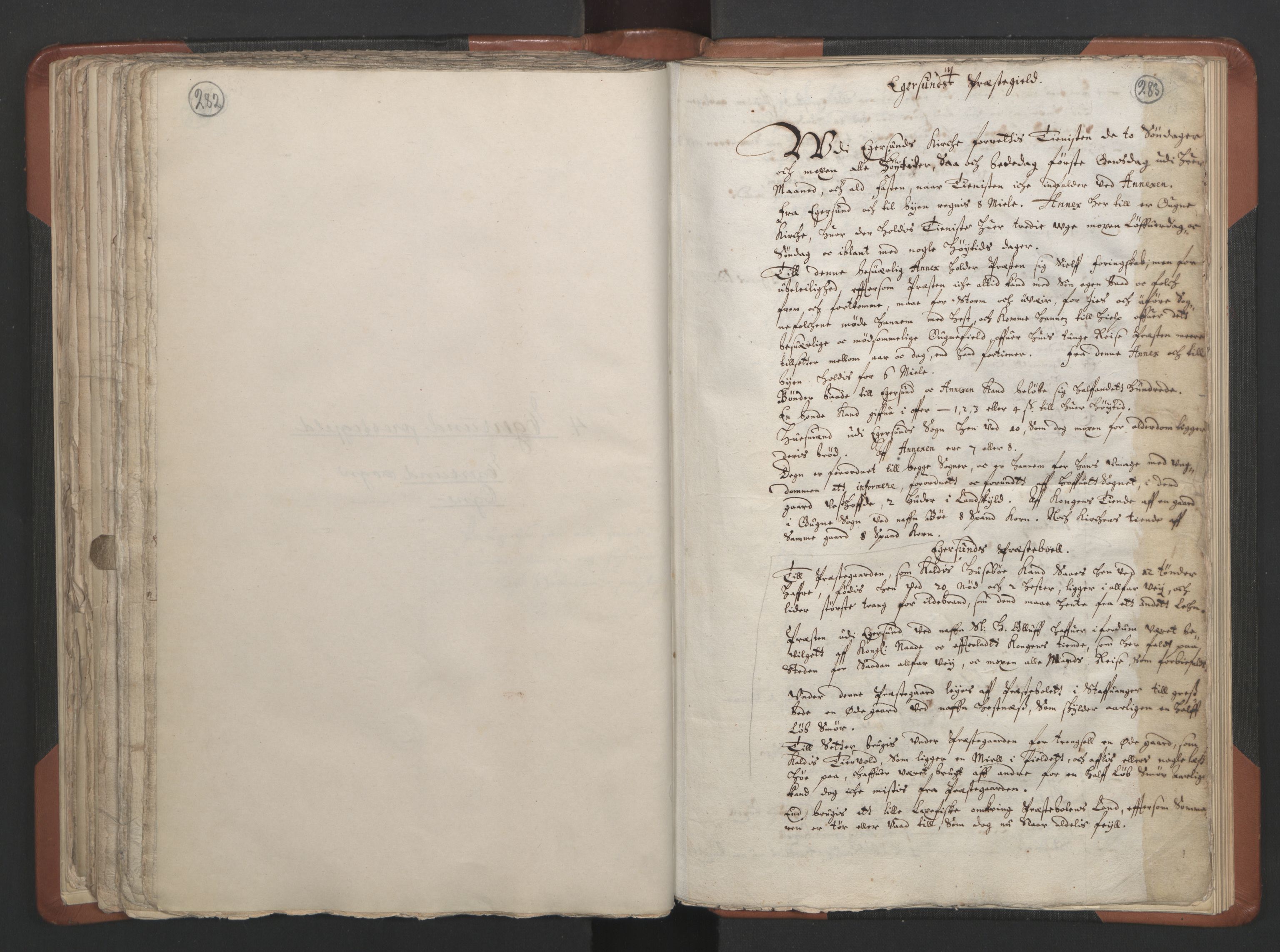 RA, Sogneprestenes manntall 1664-1666, nr. 17: Jæren prosti og Dalane prosti, 1664-1666, s. 282-283