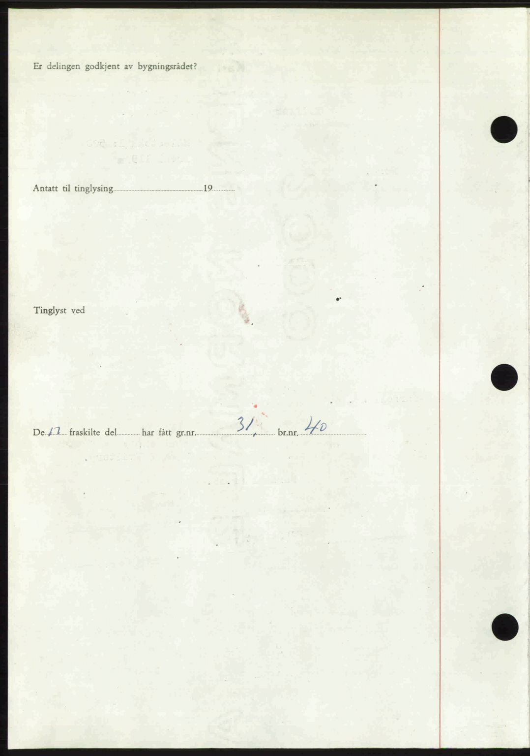 Romsdal sorenskriveri, AV/SAT-A-4149/1/2/2C: Pantebok nr. A28, 1948-1949, Dagboknr: 293/1949