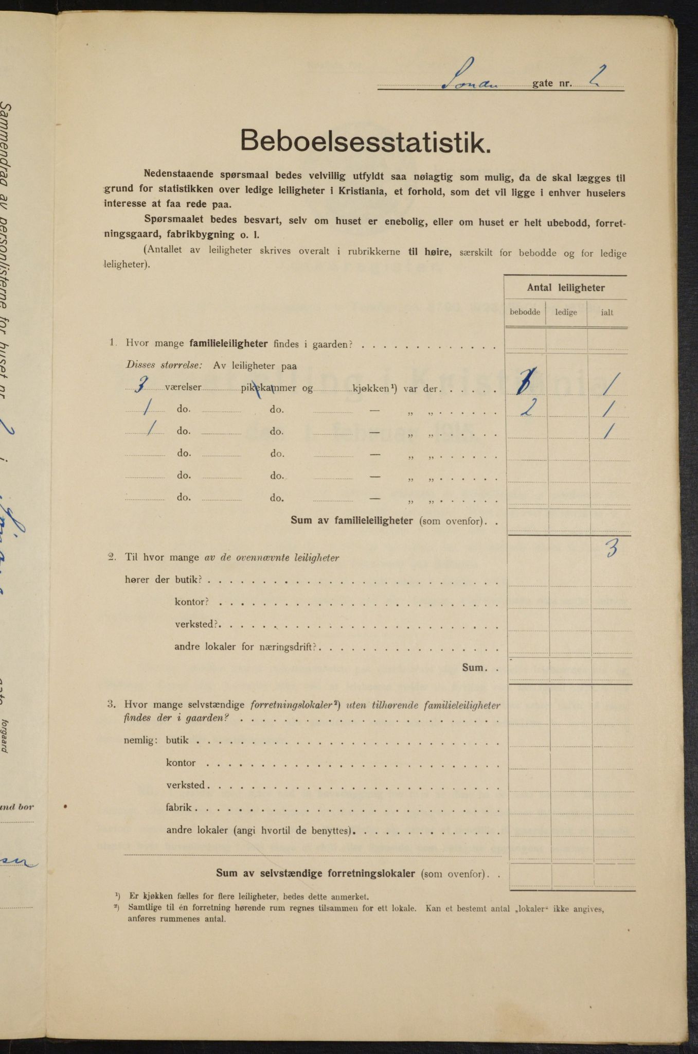 OBA, Kommunal folketelling 1.2.1915 for Kristiania, 1915, s. 106582