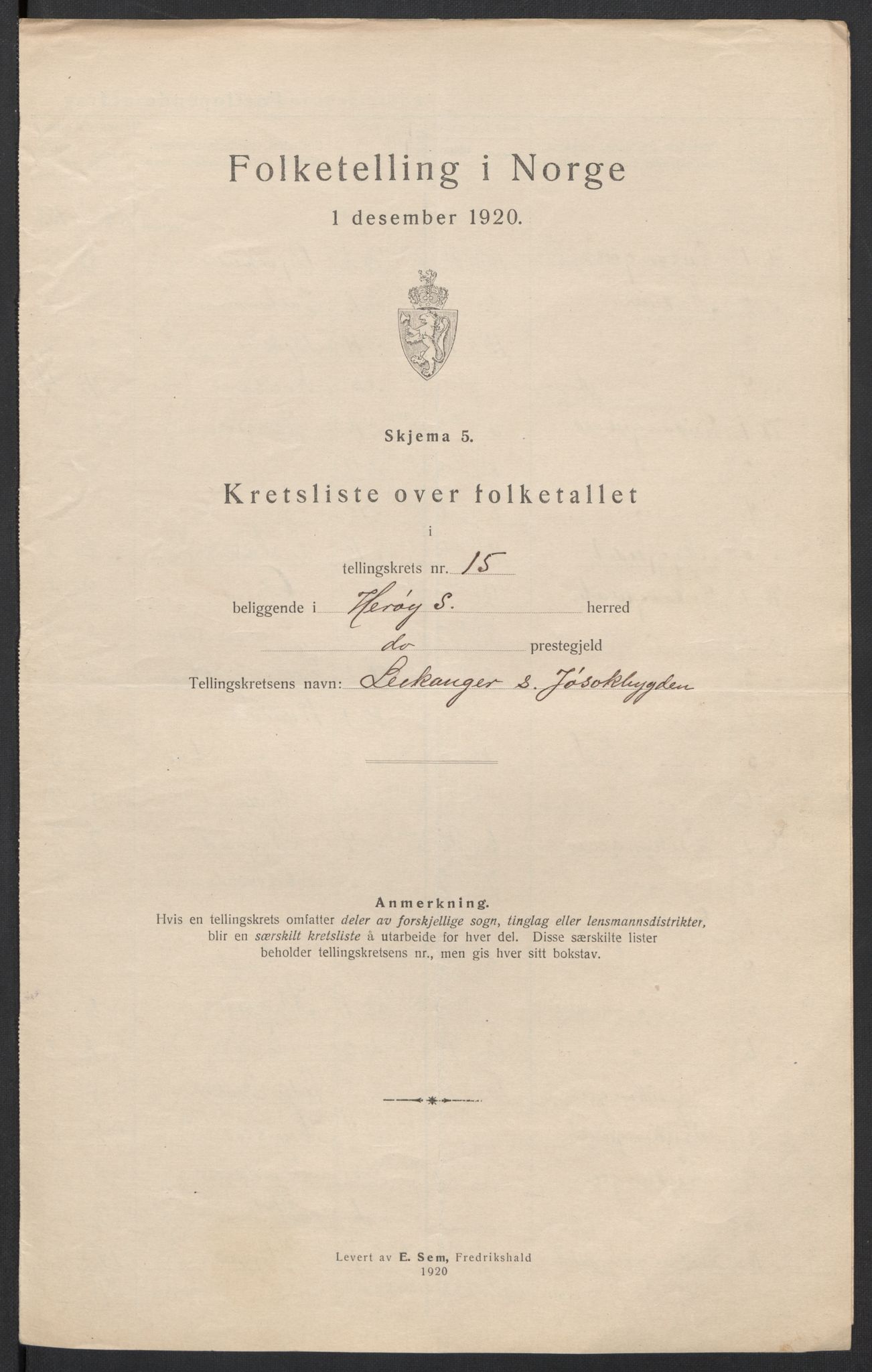 SAT, Folketelling 1920 for 1515 Herøy herred, 1920, s. 48