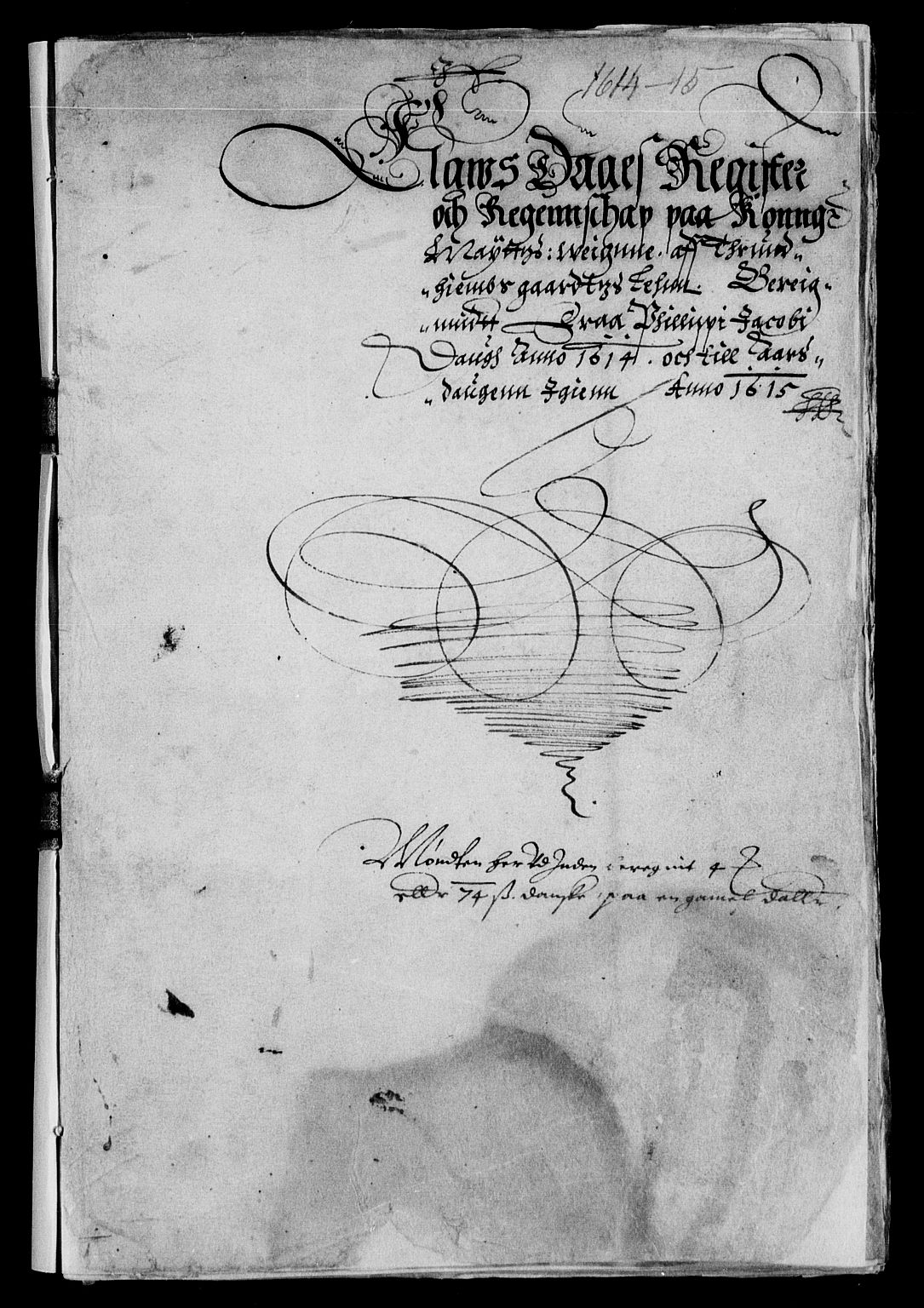 Rentekammeret inntil 1814, Reviderte regnskaper, Lensregnskaper, RA/EA-5023/R/Rb/Rbw/L0012: Trondheim len, 1613-1615
