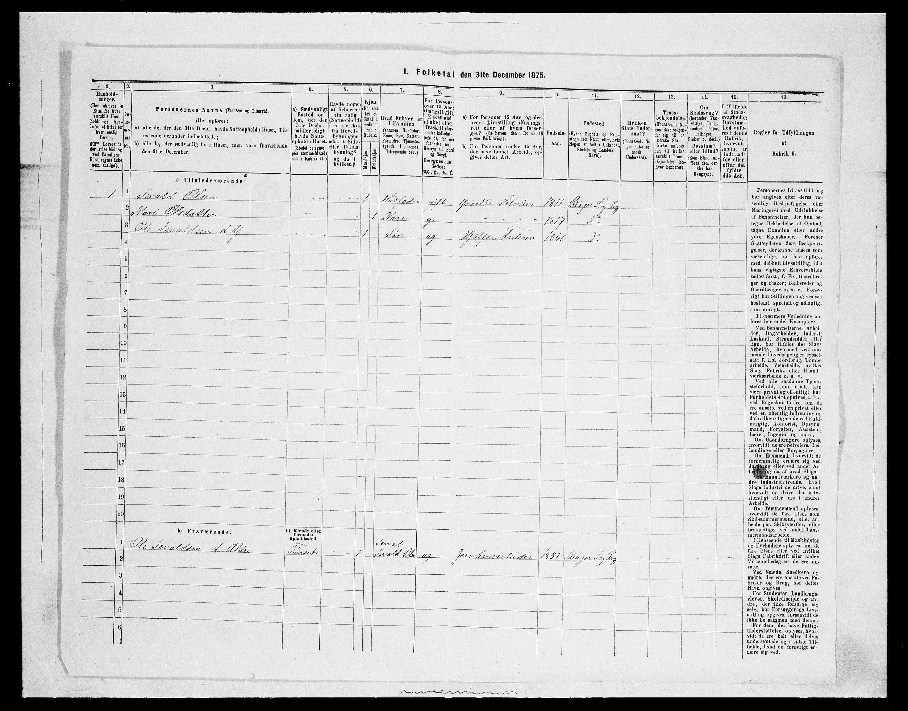 SAH, Folketelling 1875 for 0513P Skjåk prestegjeld, 1875, s. 58