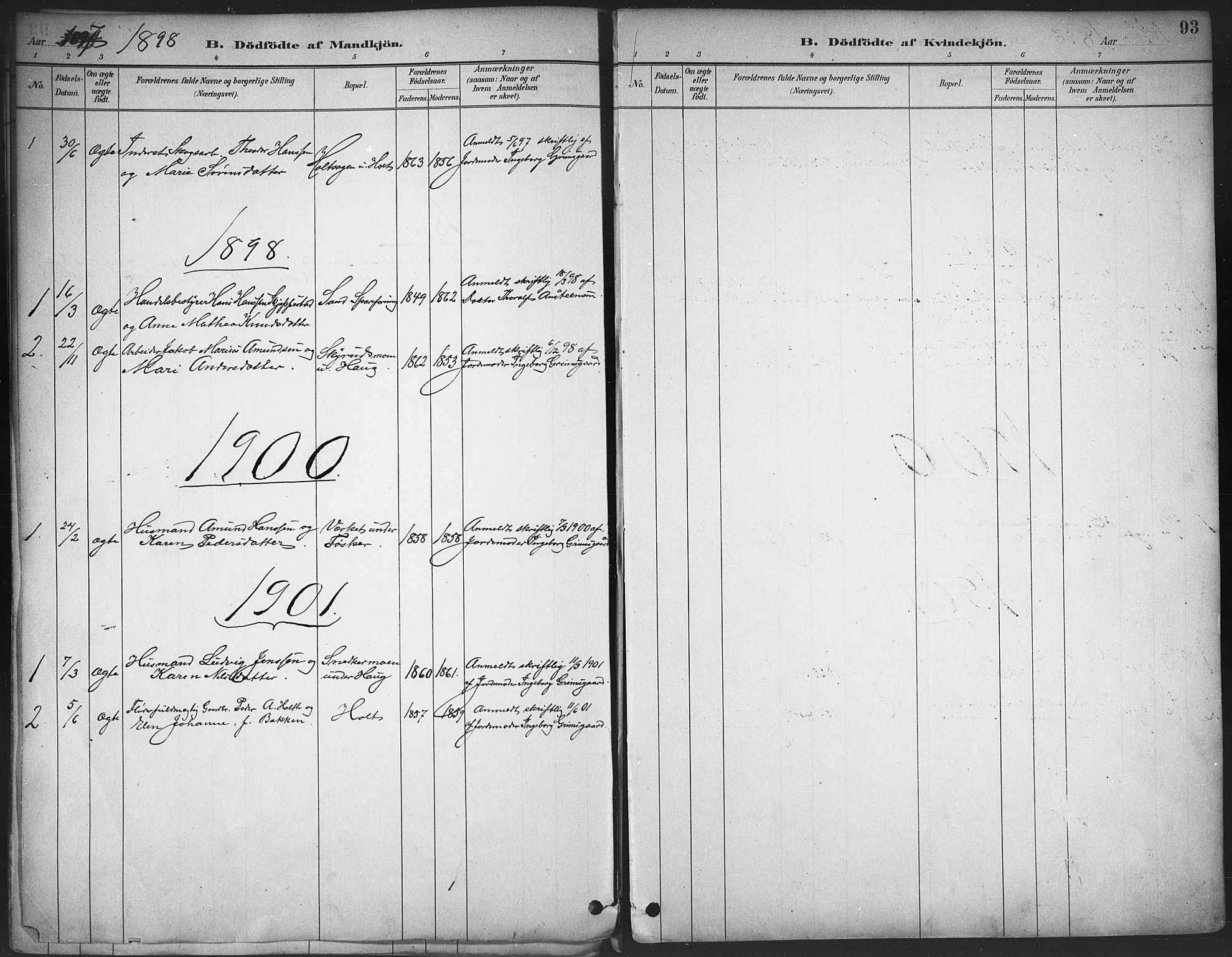 Nord-Odal prestekontor, AV/SAH-PREST-032/H/Ha/Haa/L0006: Ministerialbok nr. 6, 1886-1901, s. 93