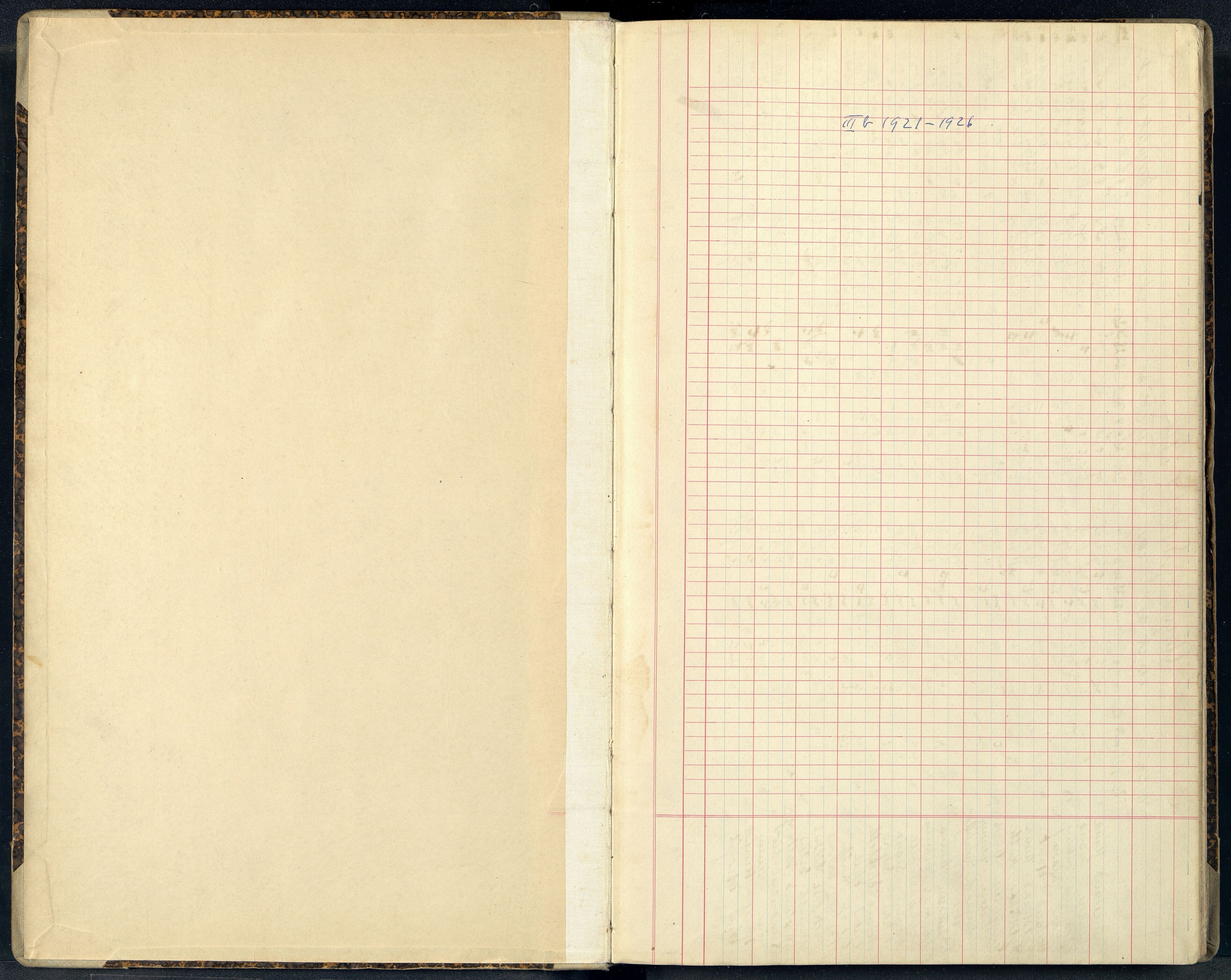 Mandal By - Borgerskolen/Middelskolen/Høiere Allmenskole, ARKSOR/1002MG550/G/L0055: Karakterprotokoll (d), 1921-1926