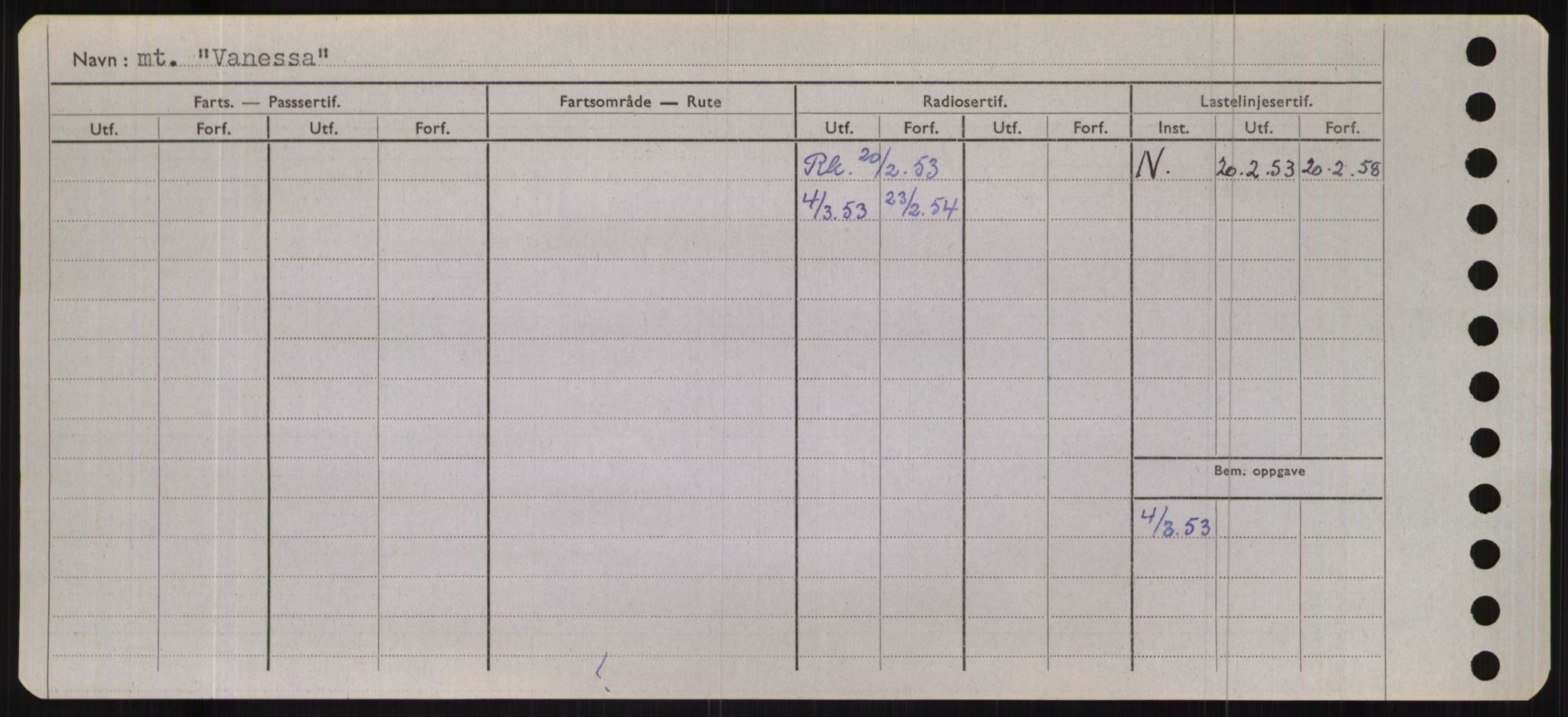 Sjøfartsdirektoratet med forløpere, Skipsmålingen, RA/S-1627/H/Hb/L0005: Fartøy, T-Å, s. 266