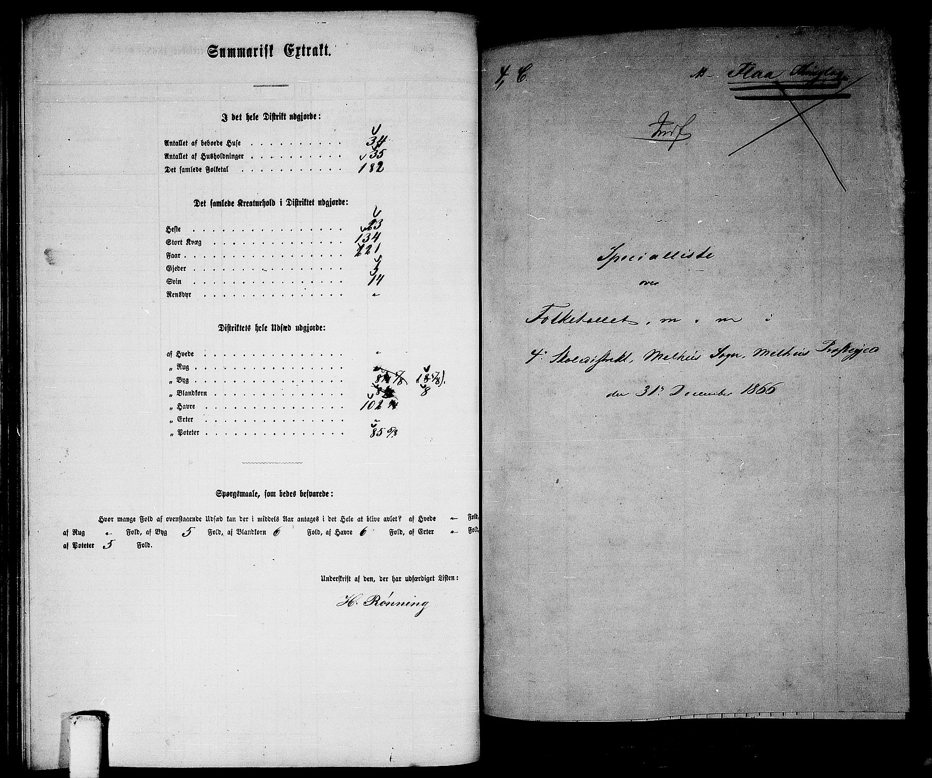 RA, Folketelling 1865 for 1653P Melhus prestegjeld, 1865, s. 88