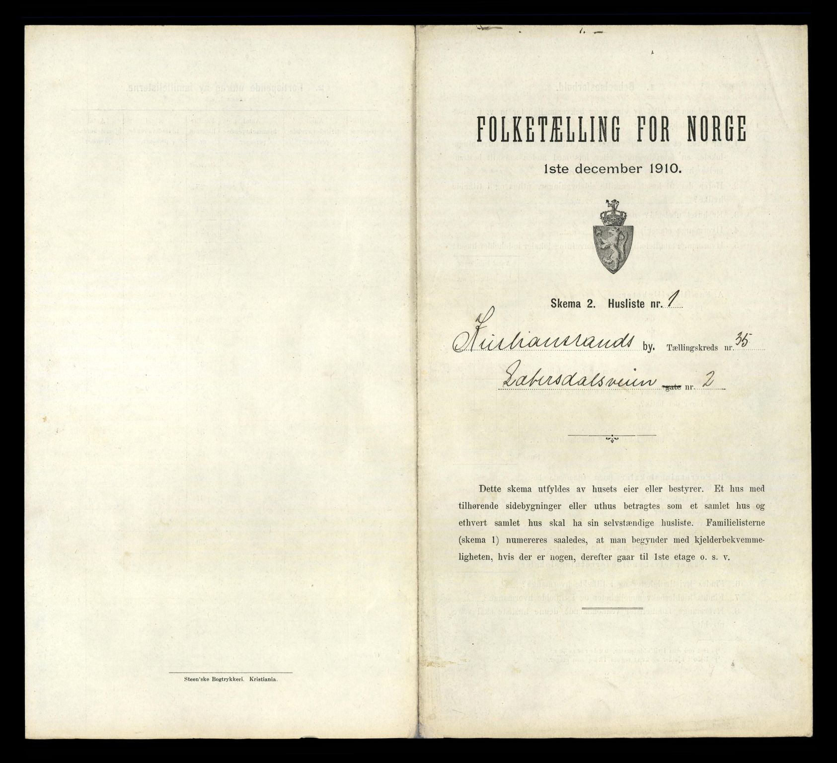 RA, Folketelling 1910 for 1001 Kristiansand kjøpstad, 1910, s. 9064