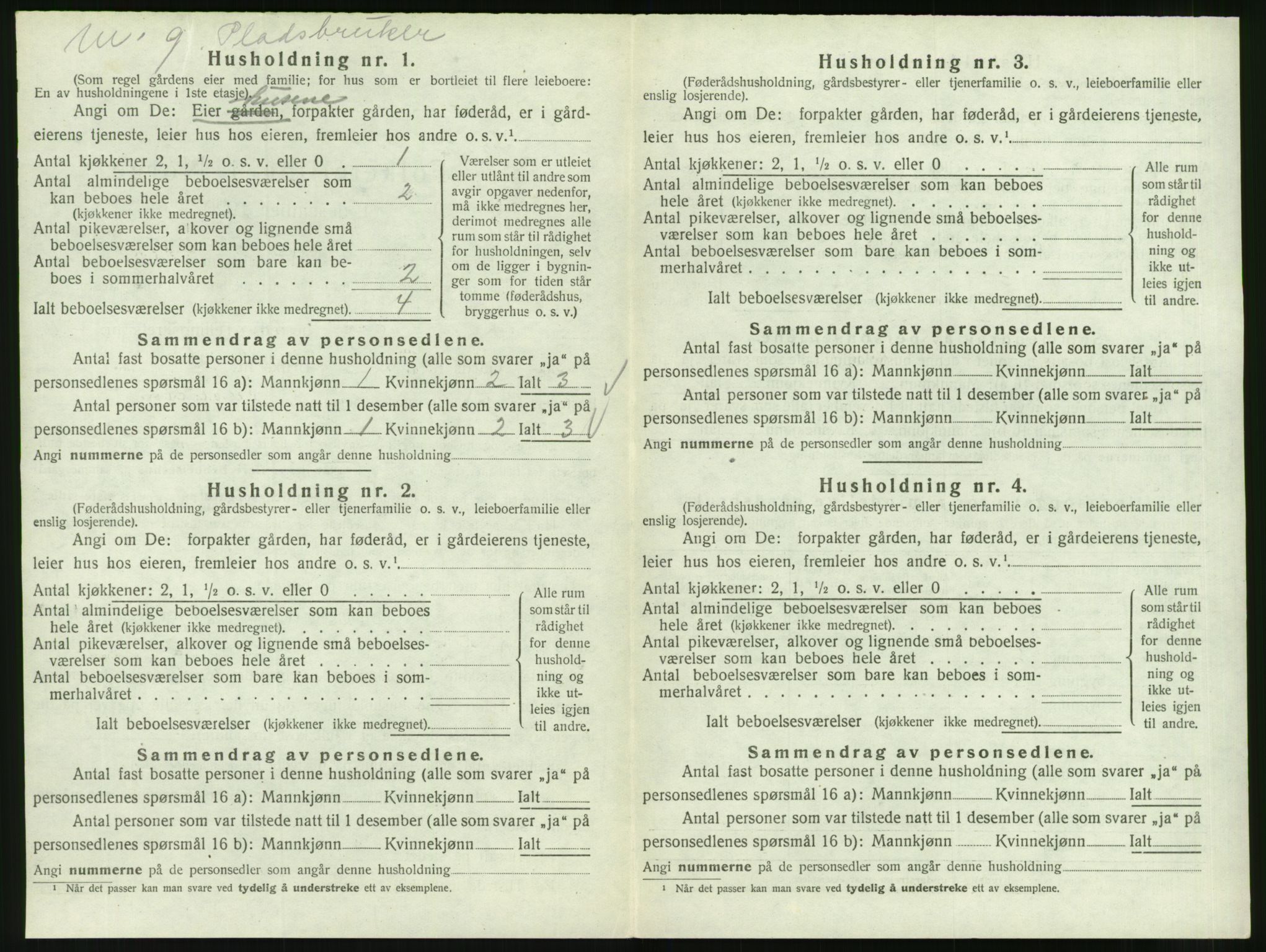 SAT, Folketelling 1920 for 1541 Veøy herred, 1920, s. 438