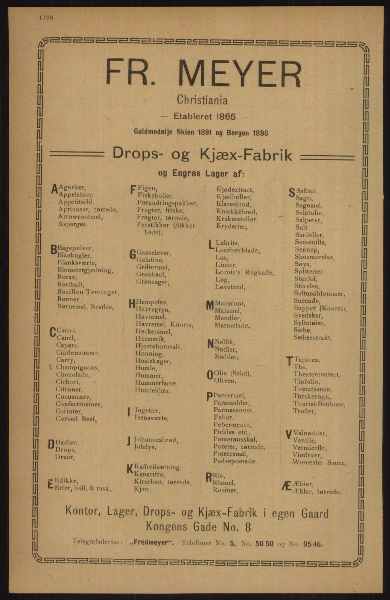 Kristiania/Oslo adressebok, PUBL/-, 1914, s. 1198