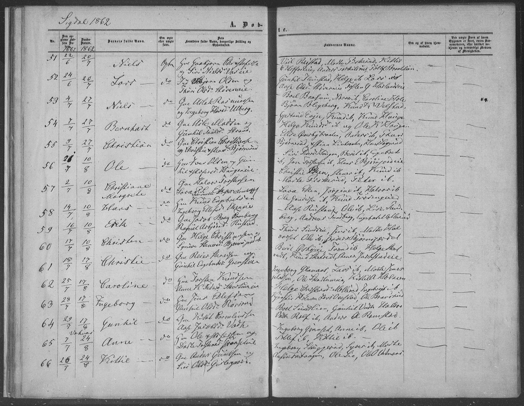 Sigdal kirkebøker, AV/SAKO-A-245/F/Fa/L0009a: Ministerialbok nr. I 9A, 1860-1871, s. 18