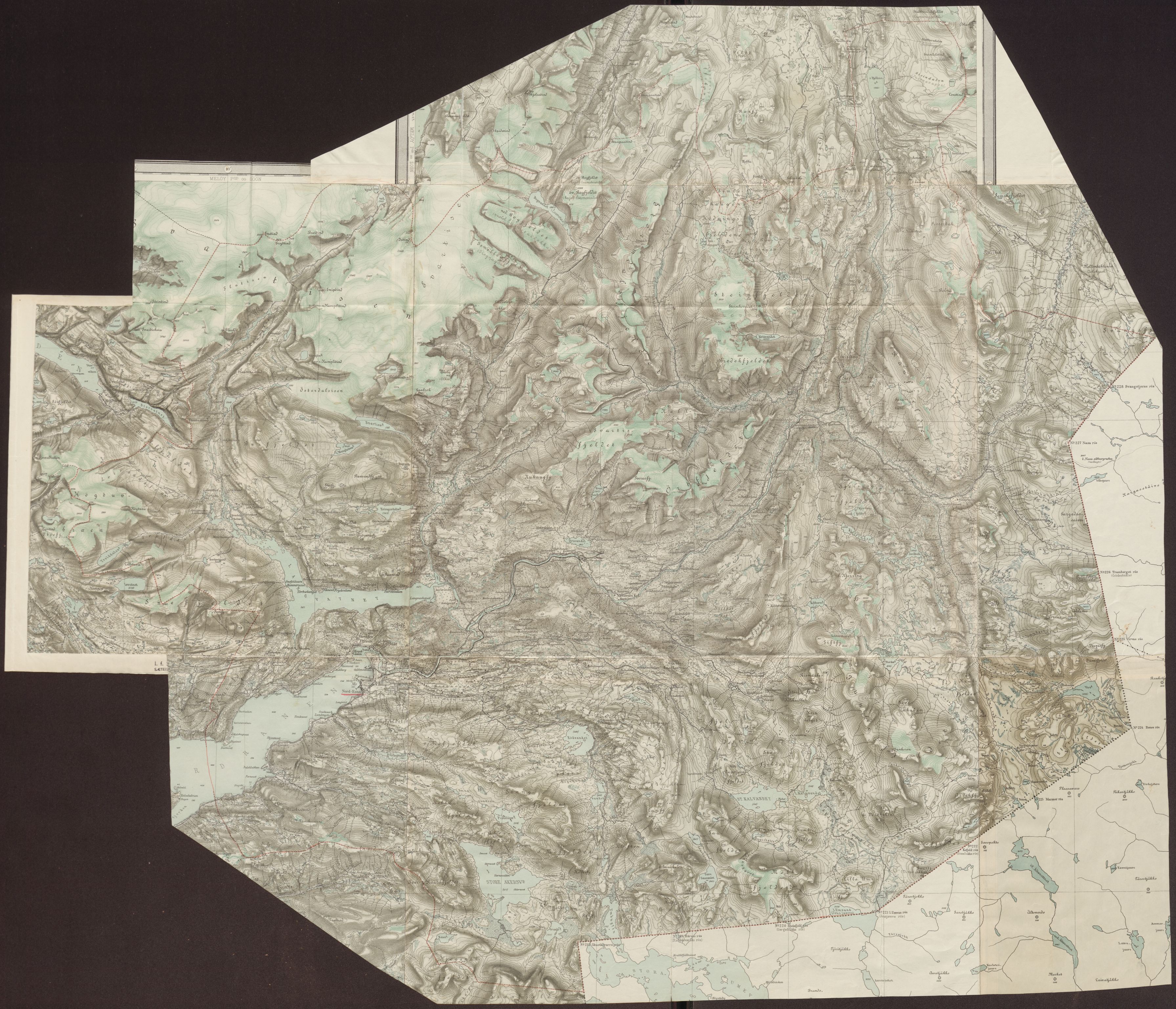 Instituttet for sammenlignende kulturforskning, AV/RA-PA-0424/F/Fc/L0016/0002: Eske B16: / Nordland (perm XLVII), 1932-1936