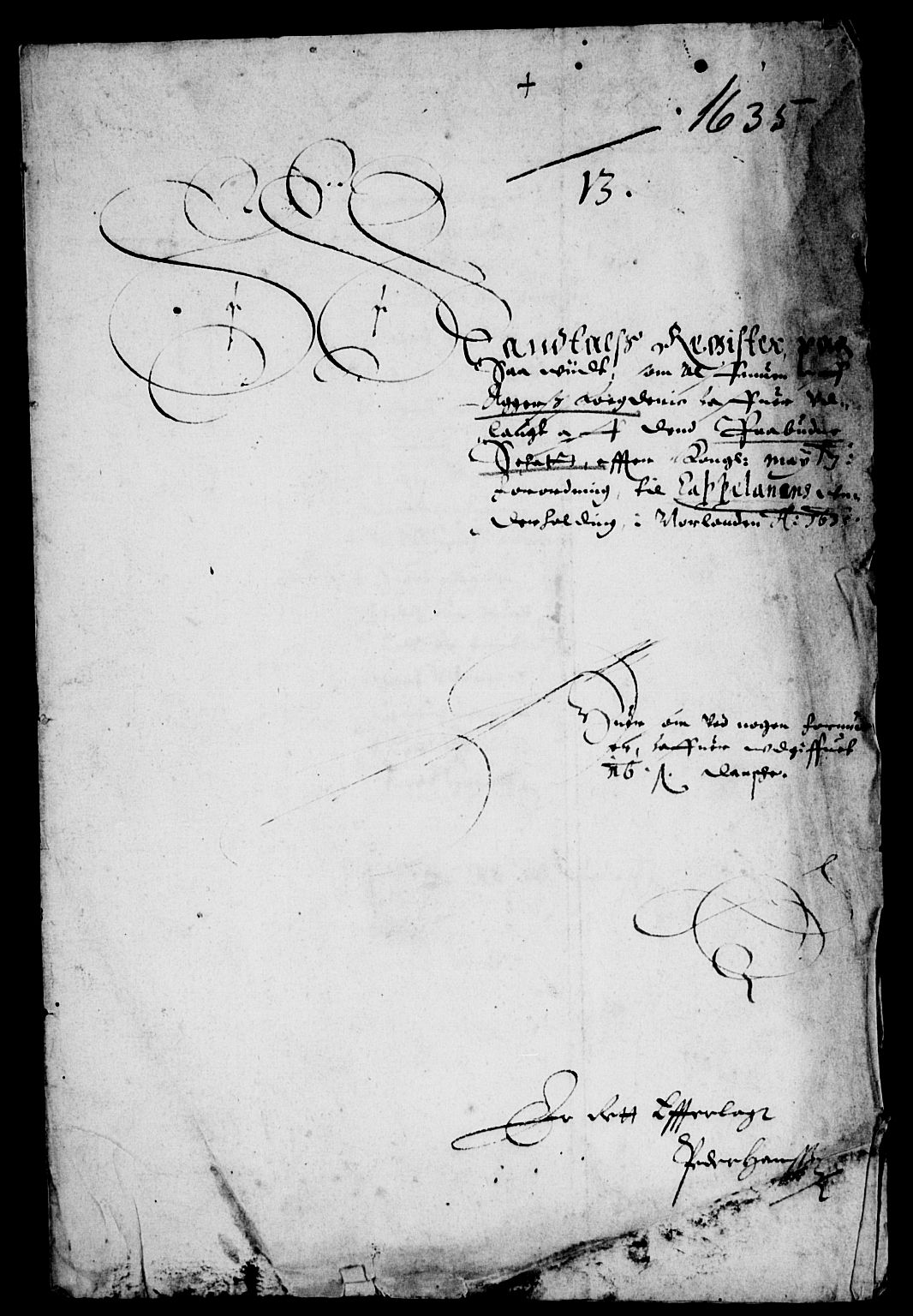 Rentekammeret inntil 1814, Reviderte regnskaper, Lensregnskaper, RA/EA-5023/R/Rb/Rba/L0127: Akershus len, 1635-1637