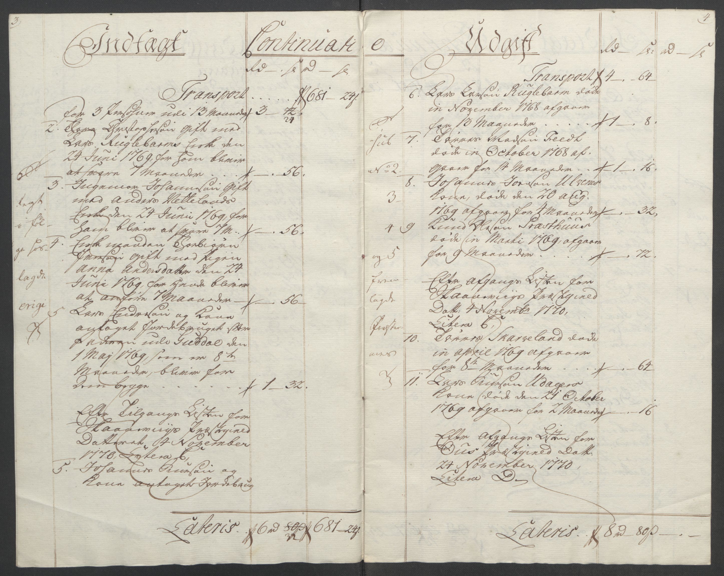 Rentekammeret inntil 1814, Reviderte regnskaper, Fogderegnskap, AV/RA-EA-4092/R49/L3157: Ekstraskatten Rosendal Baroni, 1762-1772, s. 245