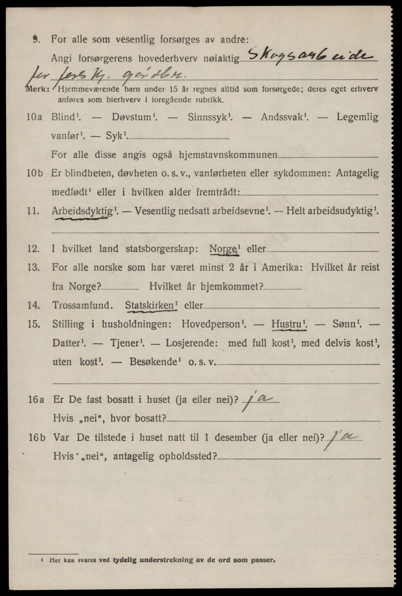 SAKO, Folketelling 1920 for 0834 Vinje herred, 1920, s. 1060