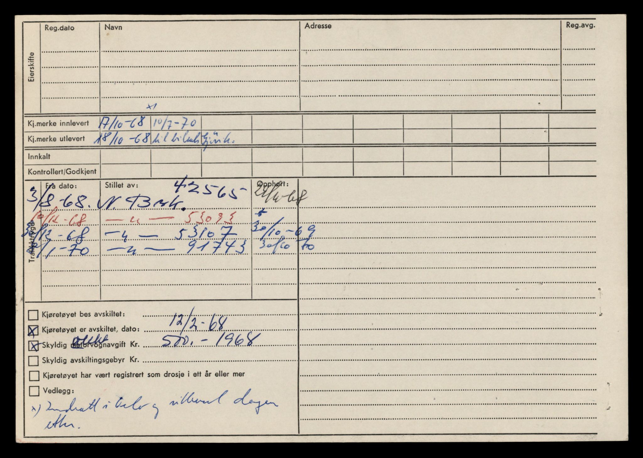Møre og Romsdal vegkontor - Ålesund trafikkstasjon, AV/SAT-A-4099/F/Fe/L0035: Registreringskort for kjøretøy T 12653 - T 12829, 1927-1998, s. 1906