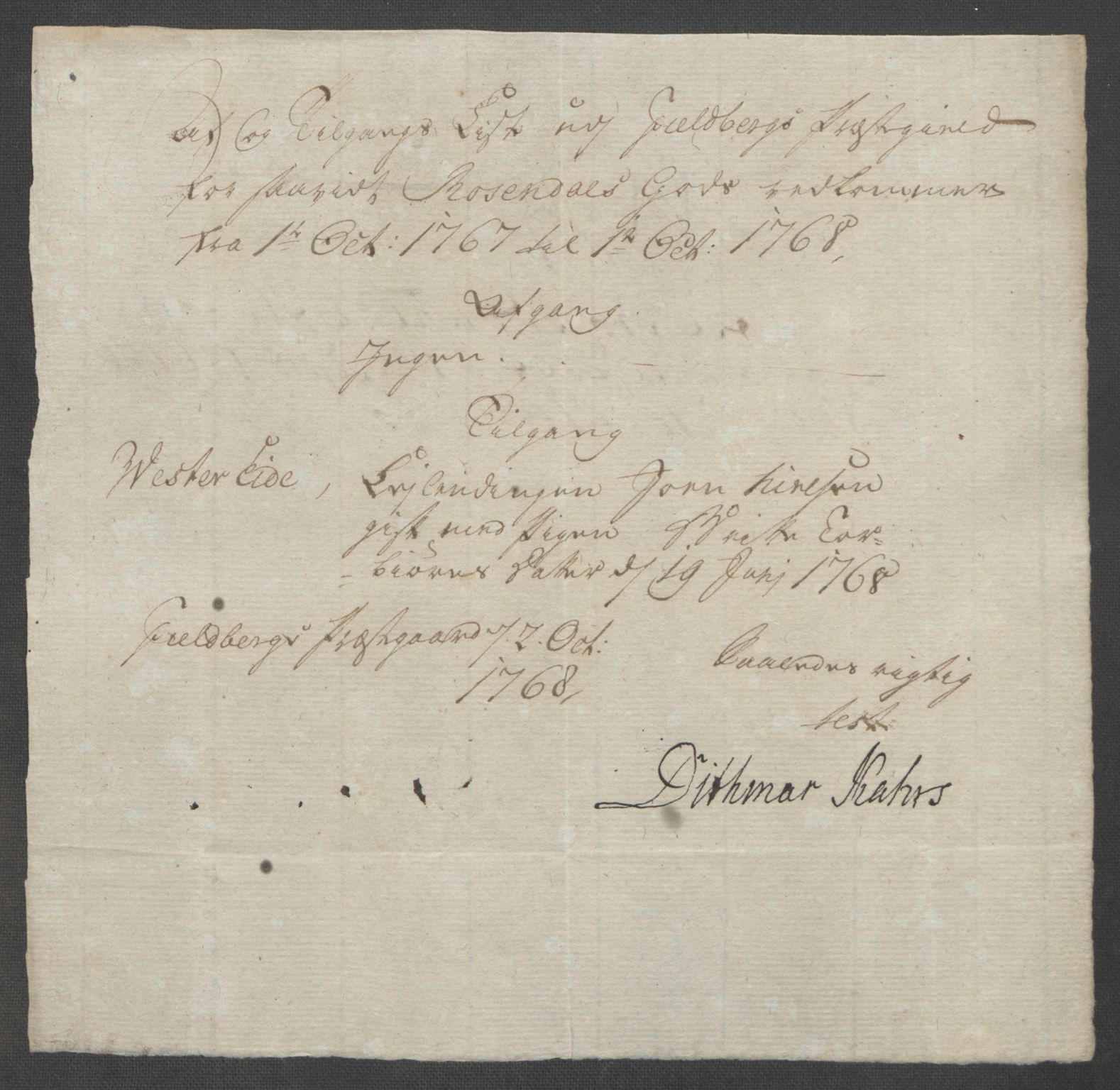 Rentekammeret inntil 1814, Reviderte regnskaper, Fogderegnskap, AV/RA-EA-4092/R49/L3157: Ekstraskatten Rosendal Baroni, 1762-1772, s. 220