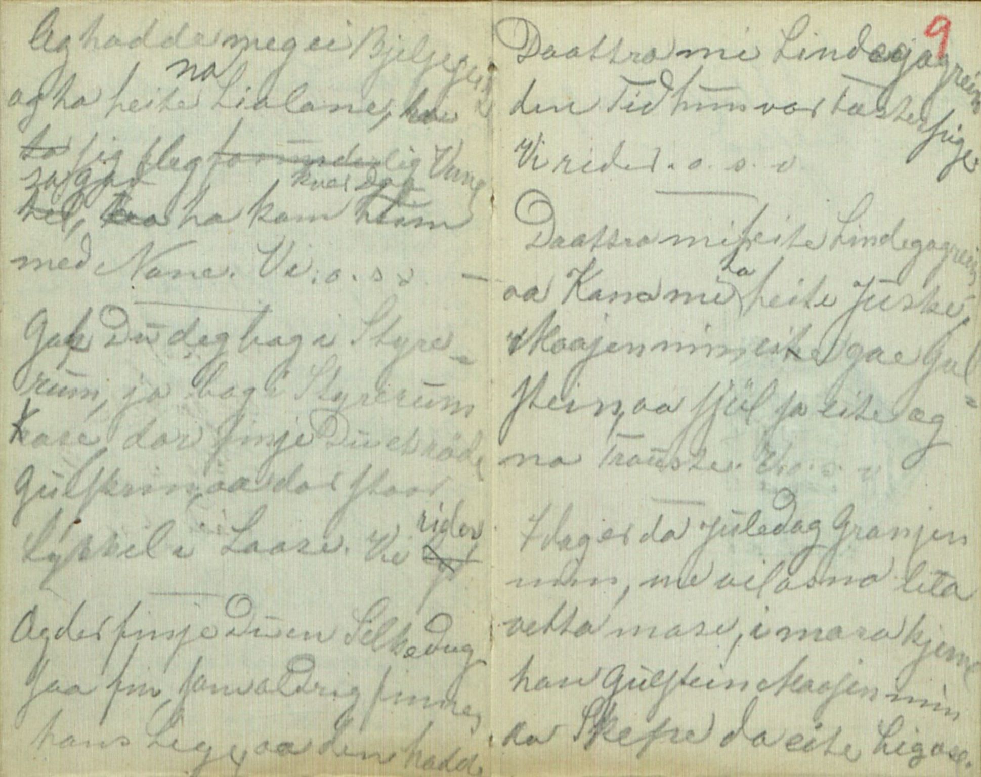 Rikard Berge, TEMU/TGM-A-1003/F/L0011/0015: 381-399 / 395 Almanakk frå 1869. Det meste er kladd til ting som er skriven annan stad. Nikka Vonen, 1869-1950, s. 8-9