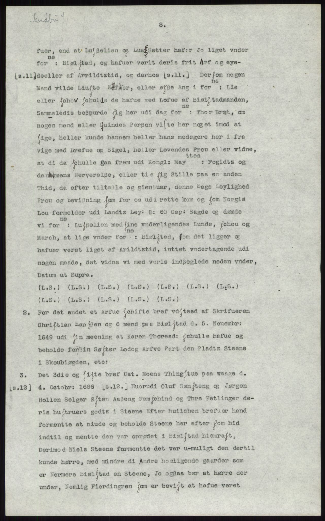 Samlinger til kildeutgivelse, Diplomavskriftsamlingen, AV/RA-EA-4053/H/Ha, s. 3379