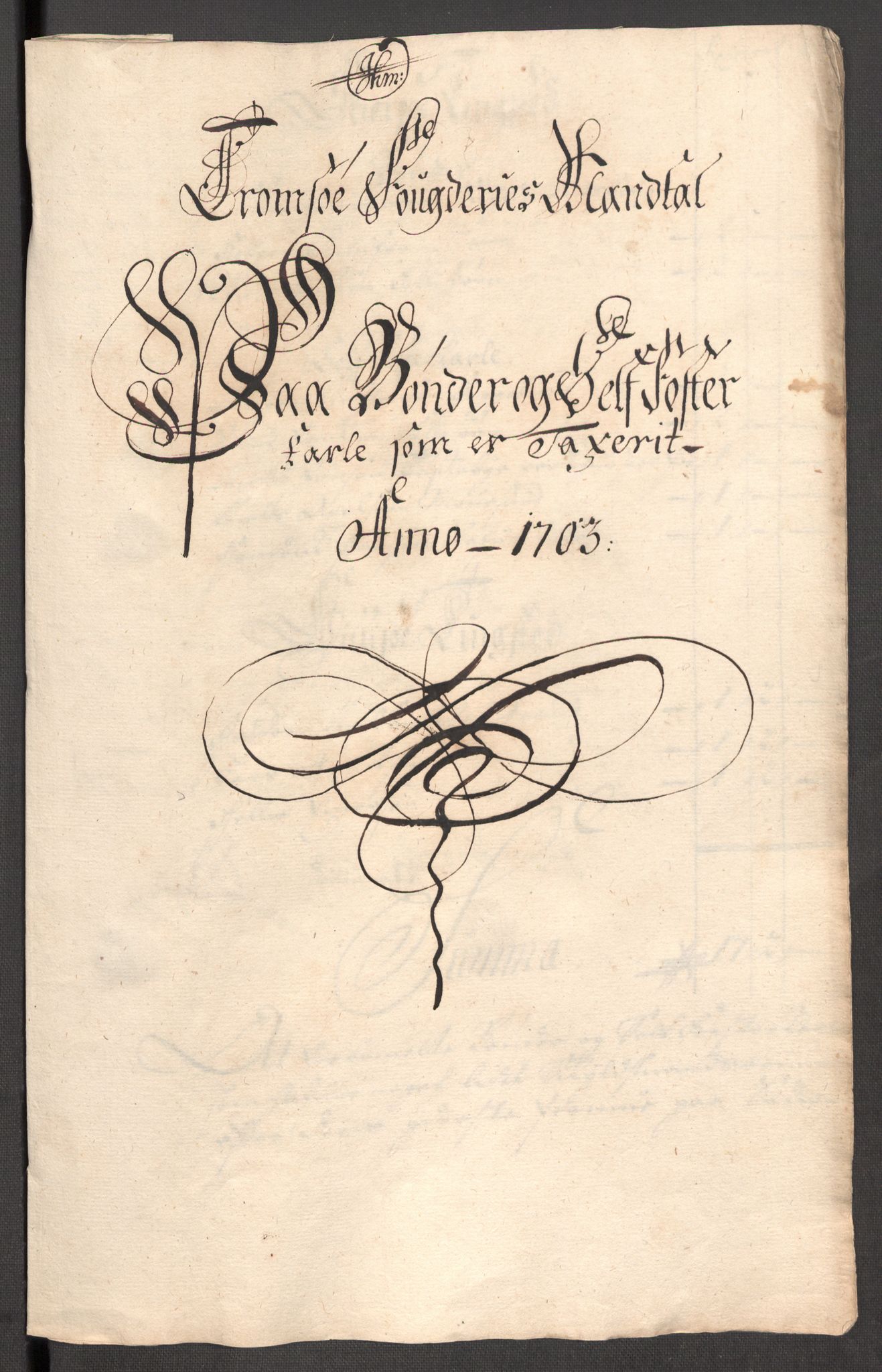Rentekammeret inntil 1814, Reviderte regnskaper, Fogderegnskap, RA/EA-4092/R68/L4755: Fogderegnskap Senja og Troms, 1700-1704, s. 335