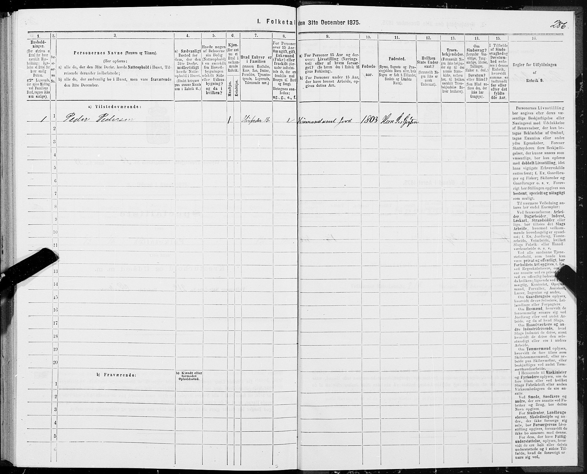 SAT, Folketelling 1875 for 1539P Grytten prestegjeld, 1875, s. 2286