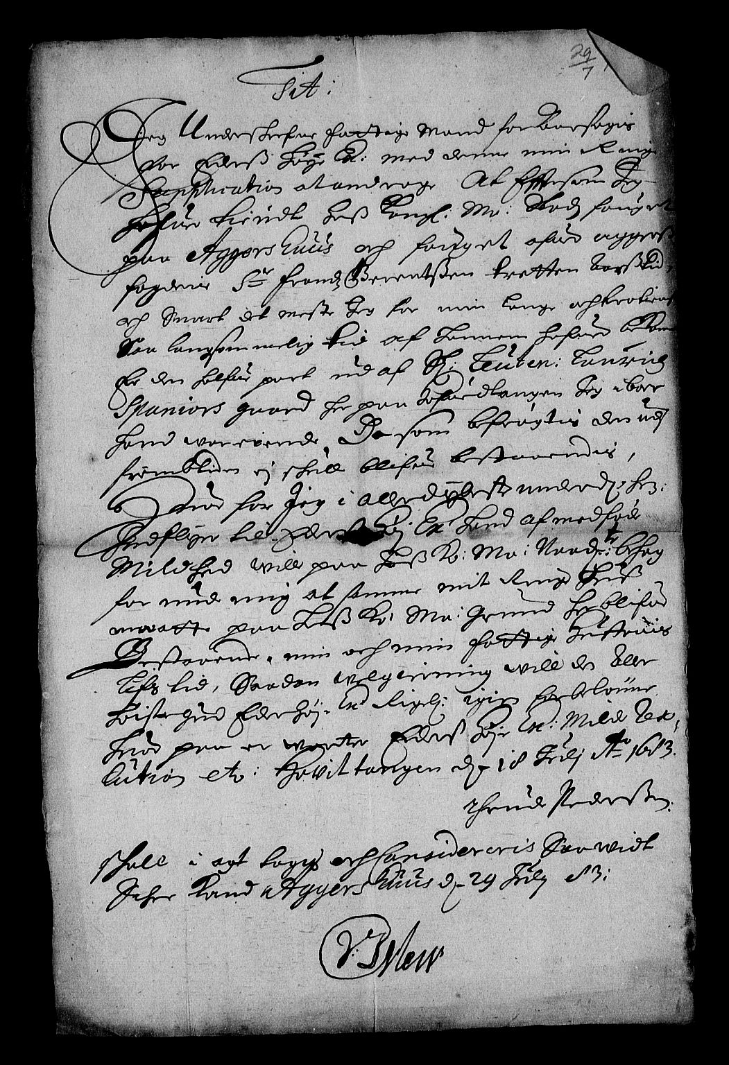 Stattholderembetet 1572-1771, RA/EA-2870/Af/L0002: Avskrifter av vedlegg til originale supplikker, nummerert i samsvar med supplikkbøkene, 1687-1689, s. 387