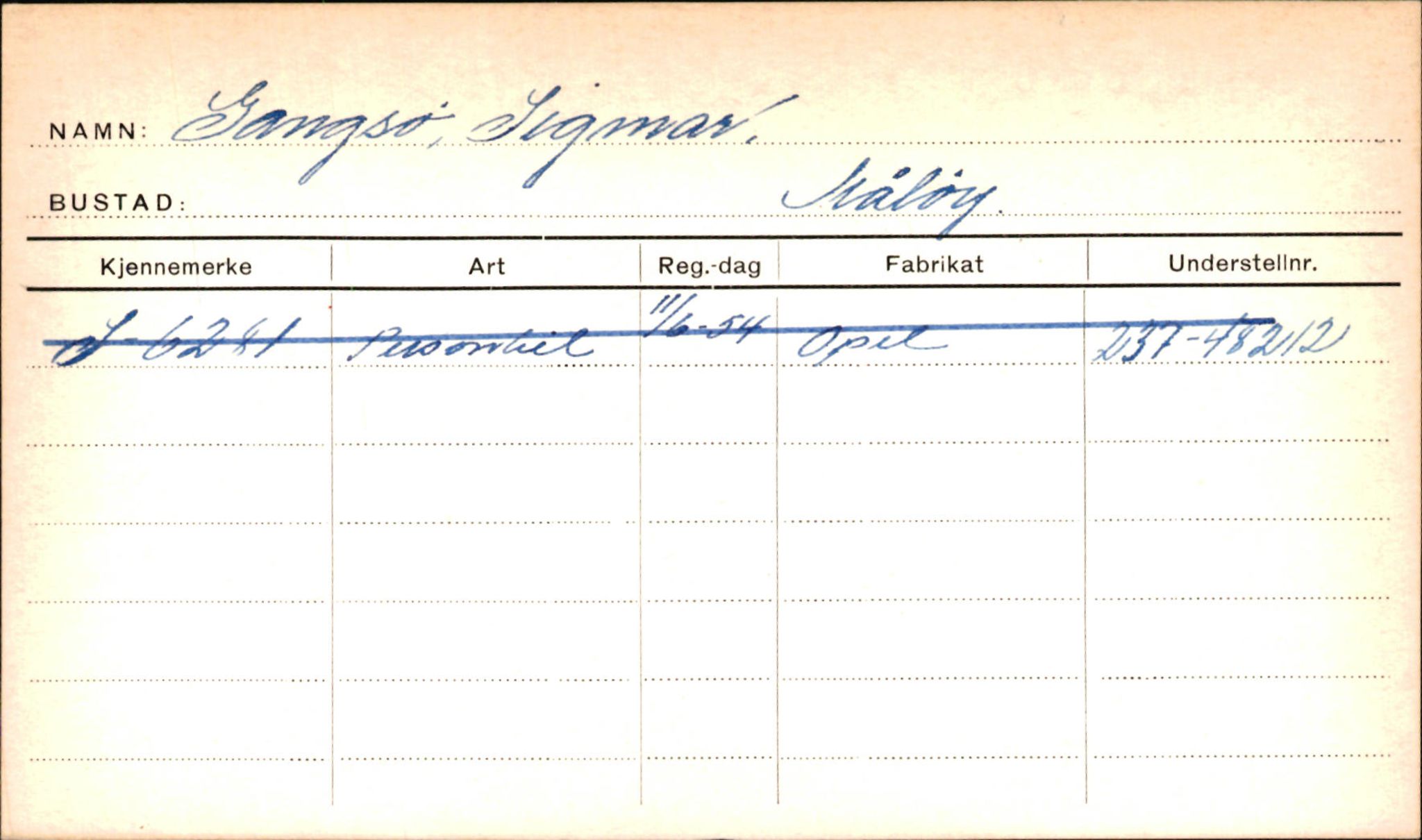 Statens vegvesen, Sogn og Fjordane vegkontor, AV/SAB-A-5301/4/F/L0001D: Eigarregister Fjordane til 1.6.1961, 1930-1961, s. 312